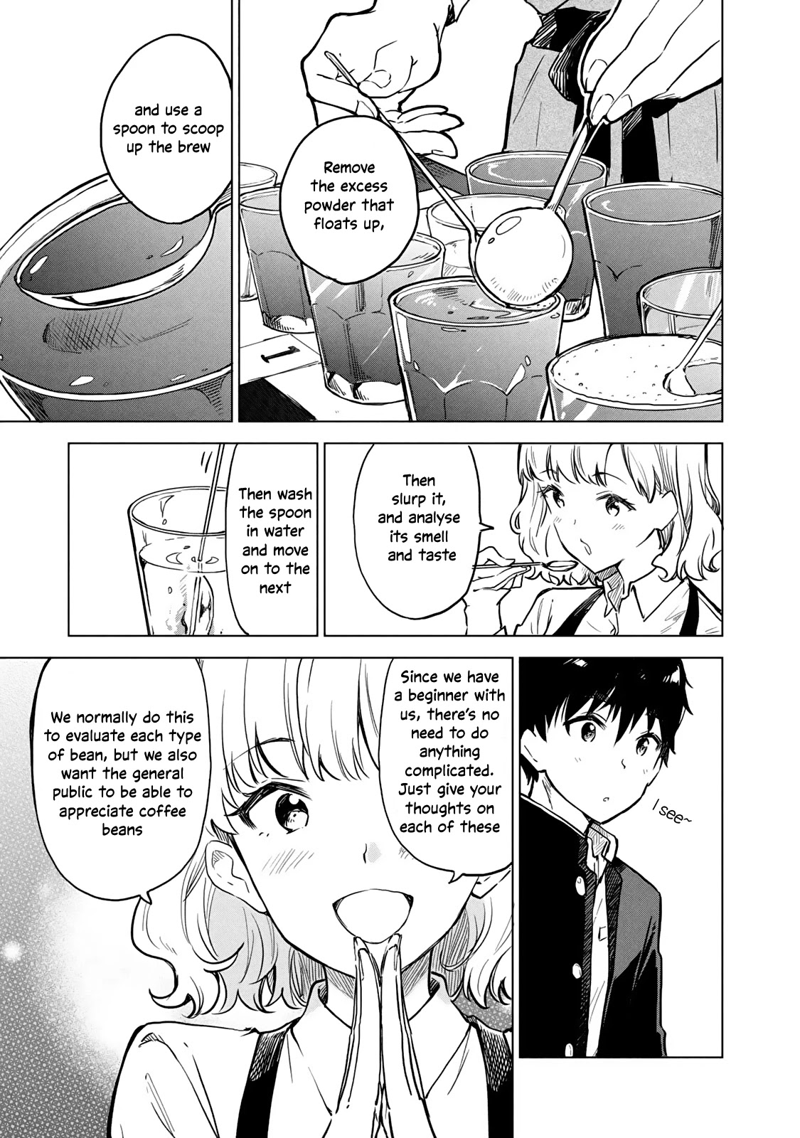 Coffee wo Shizuka ni Chapter 9 page 15 - Chapter 9