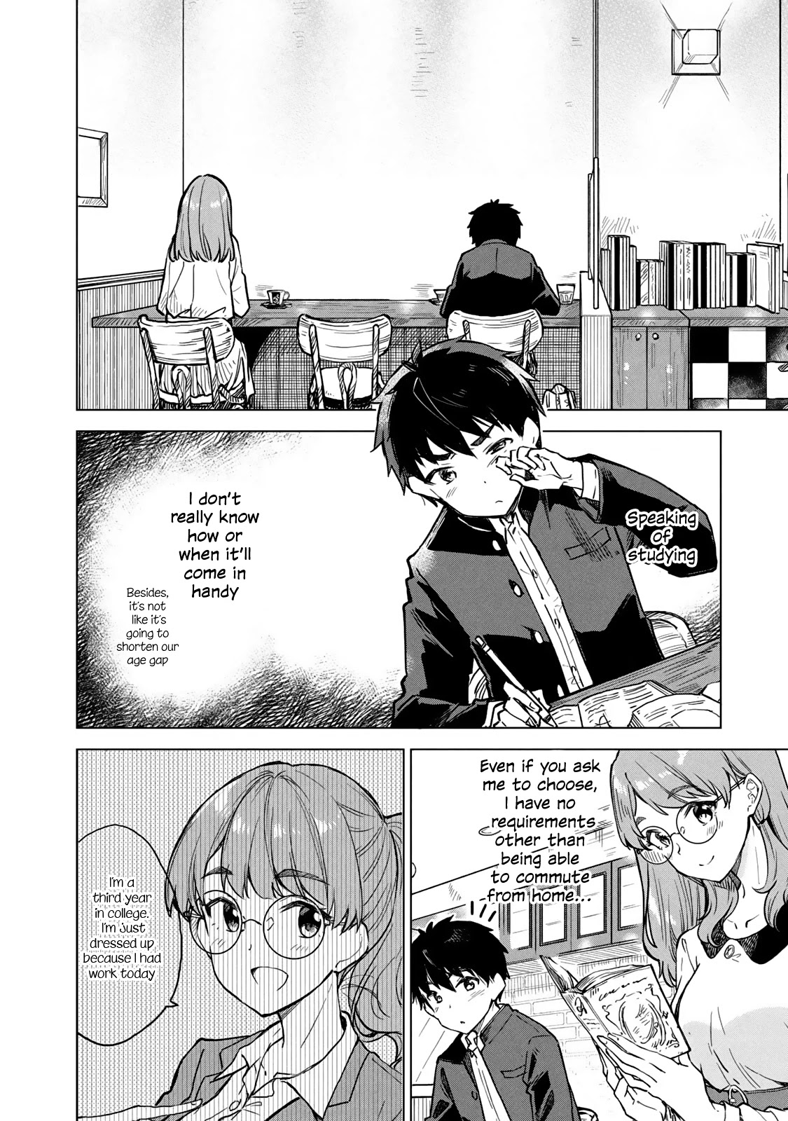 Coffee wo Shizuka ni Chapter 9 page 4 - Chapter 9