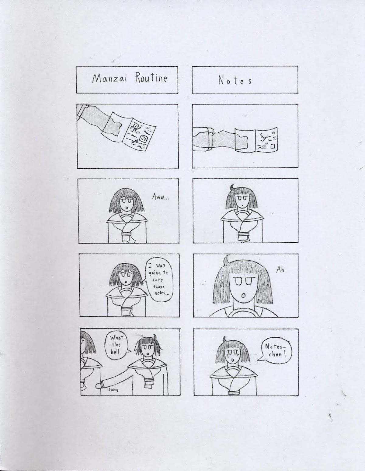 Cold Confection Chapter 4 page 2 - Chapter extra : Officially Unofficial 4koma