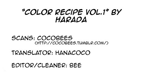 Color Recipe Chapter 1.1 page 1 - Vol.1 Chapter 1