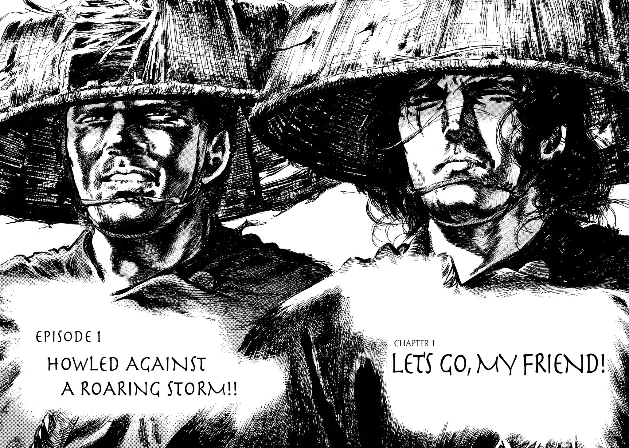 Colored Chapter 1 page 14 - Chapter 1: LET'S GO, MY FRIEND! - Episode 1: Howled Against a Roaring Storm