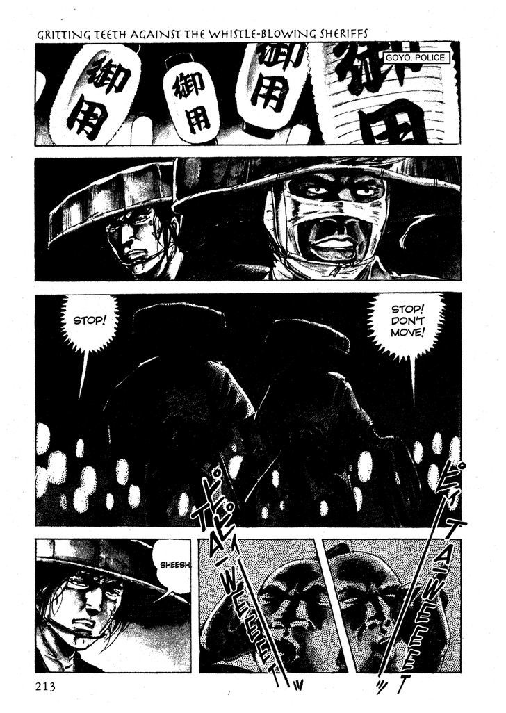 Colored Chapter 5 page 1 - Chapter 5 : Gritting Teeth Against the Whistle-blowing Sherrifs