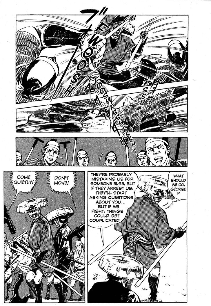 Colored Chapter 5 page 4 - Chapter 5 : Gritting Teeth Against the Whistle-blowing Sherrifs