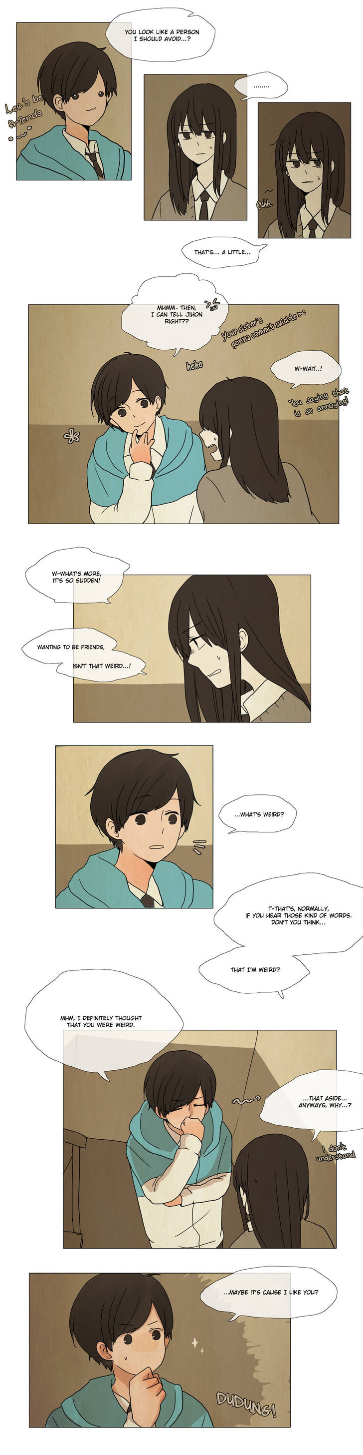 Colorless Girl Chapter 4 page 3 - Chapter 4 : Monday, April 8th (1)
