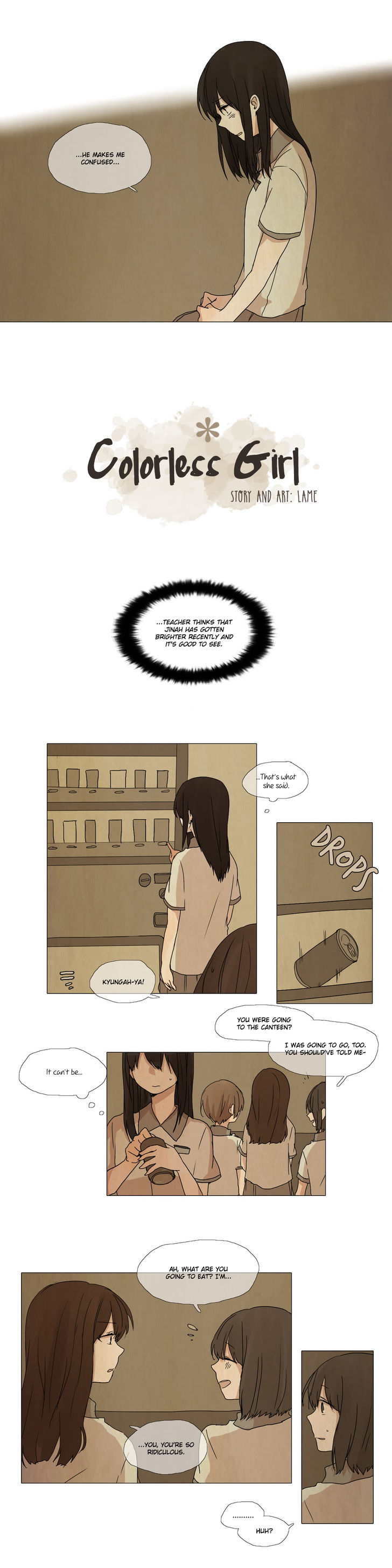 Colorless Girl Chapter 9 page 3 - Chapter 9 : Tuesday, June 25th