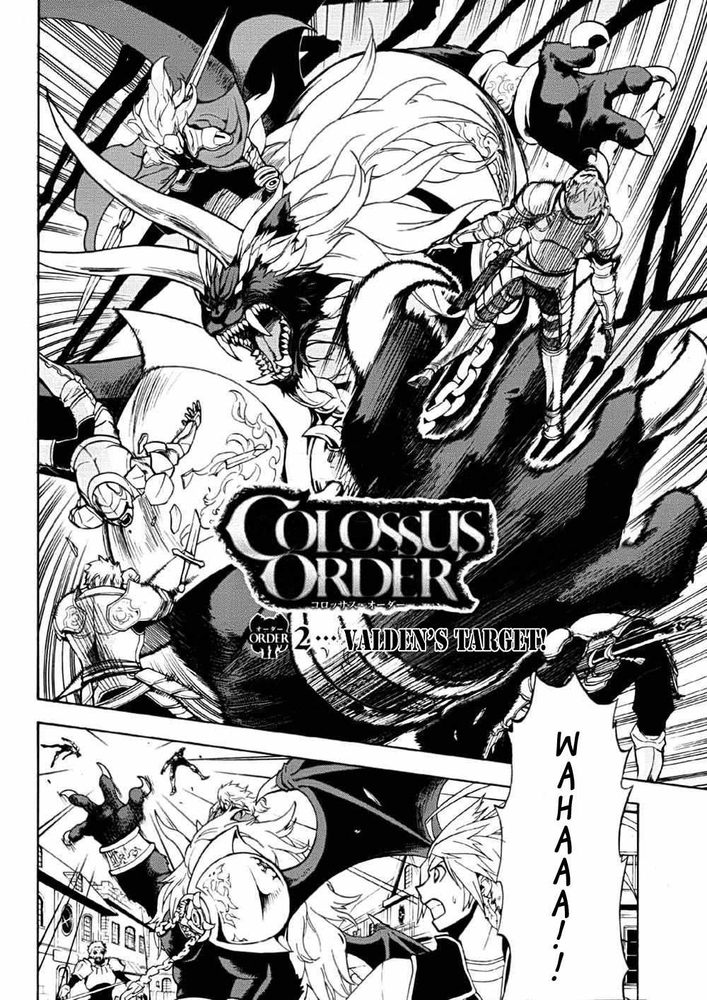 Colossus Order Chapter 2 page 4 - Chapter 2: Valden's Target!