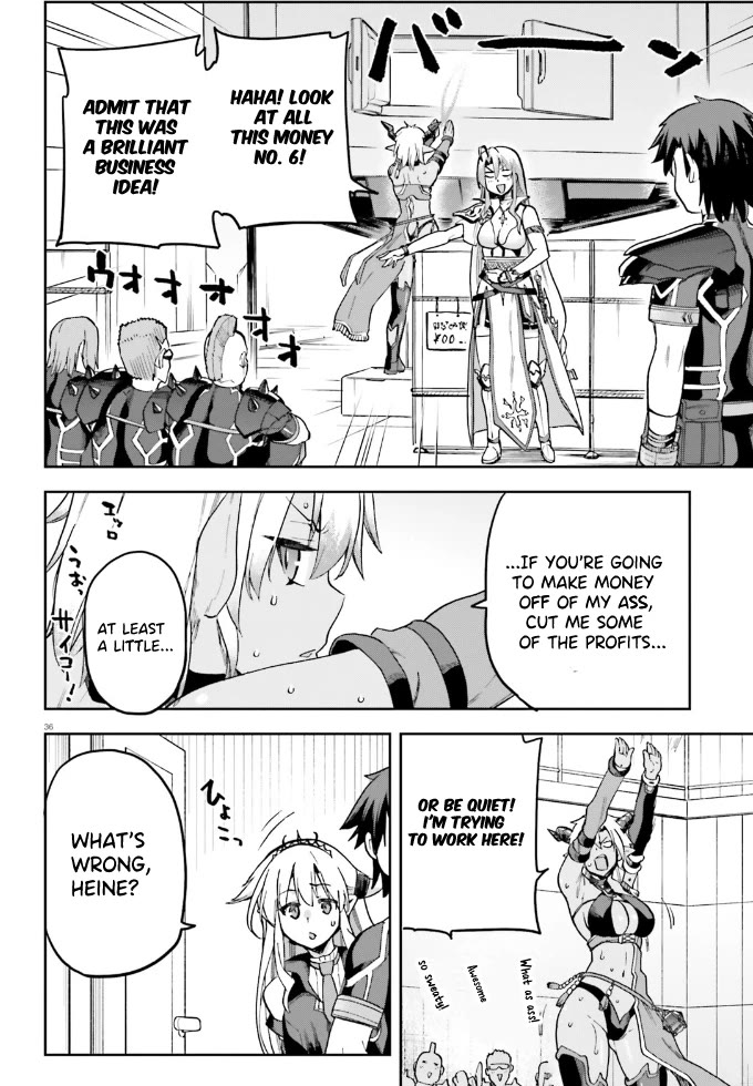 Combatants Will Be Dispatched! Chapter 61 page 35 - Chapter 61: Sweating a lot to Generate Power..?!