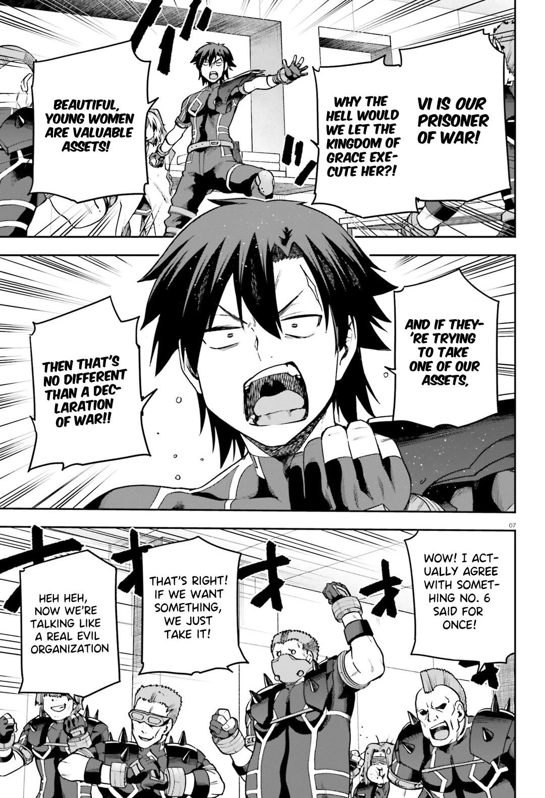 Combatants Will Be Dispatched! Chapter 64 page 8 - Chapter 64: Kisaragi Never Stops Until They're Satisfied!
