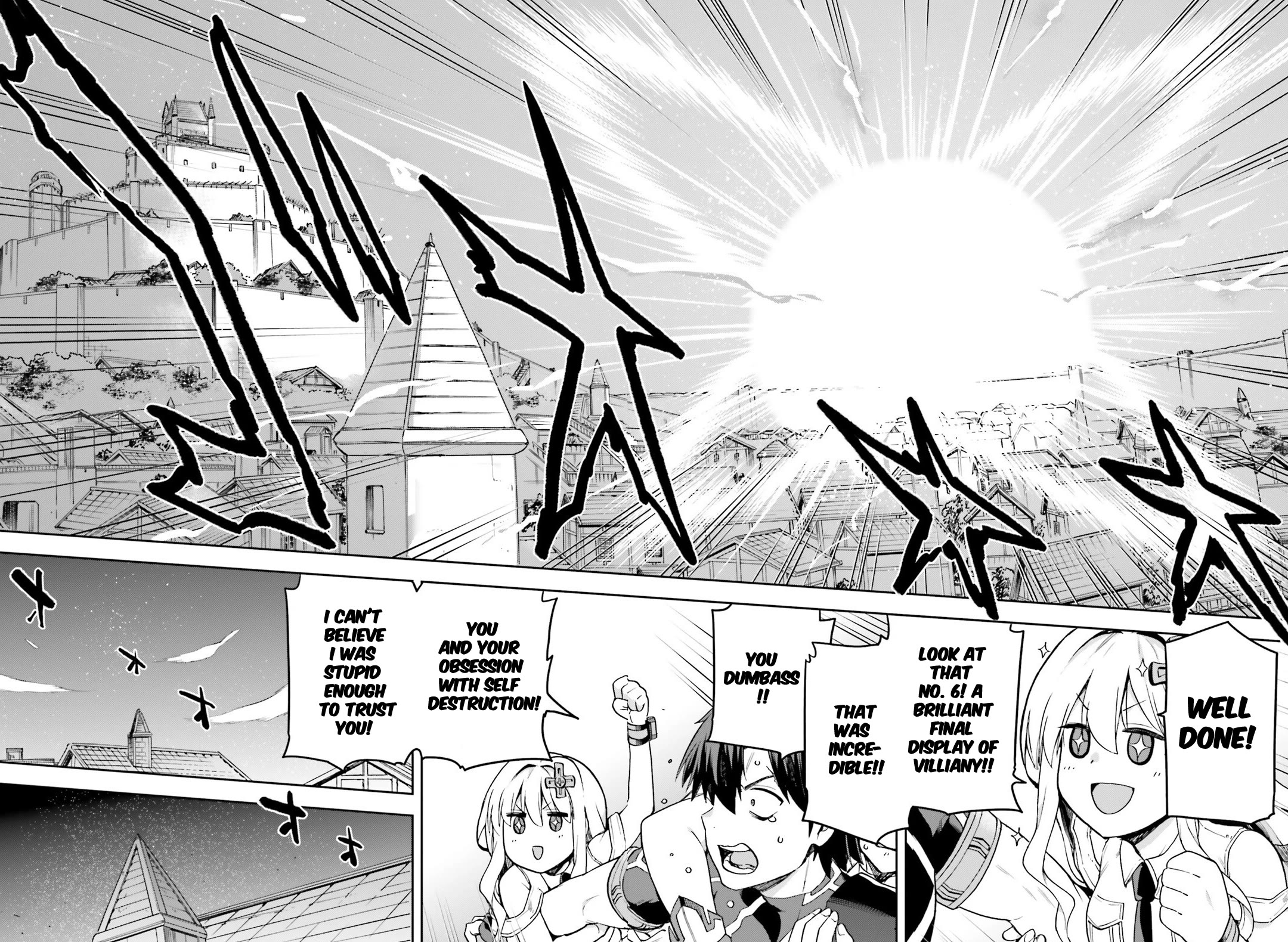 Combatants Will Be Dispatched! Chapter 66 page 16 - Chapter 66: How Will This Slapstick Comedy Drama End?! [END]
