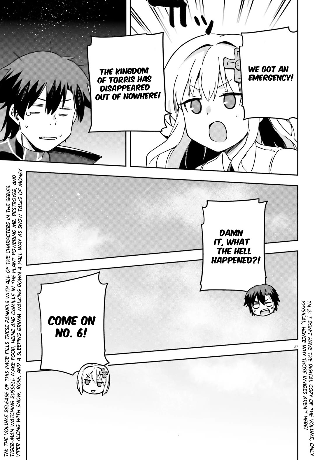 Combatants Will Be Dispatched! Chapter 66 page 36 - Chapter 66: How Will This Slapstick Comedy Drama End?! [END]