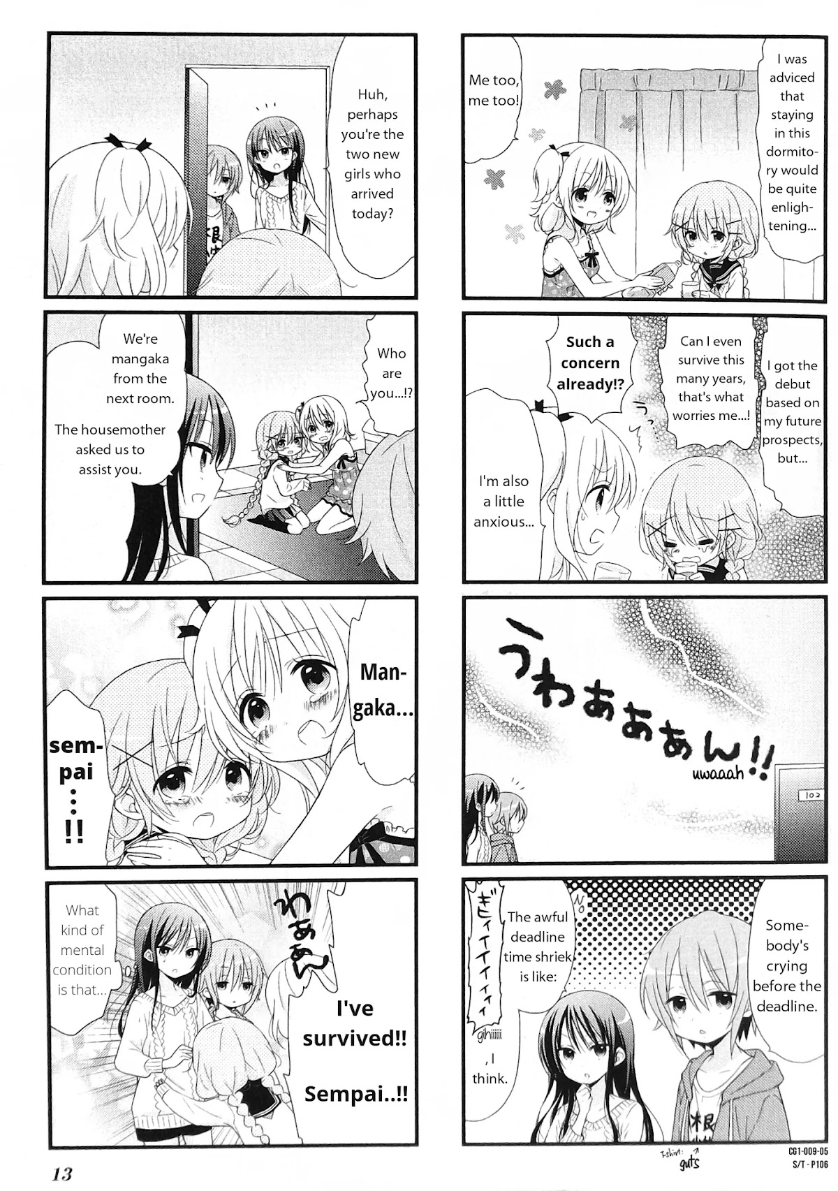 Comic Girls Chapter 1.1 page 5 - Vol.1 Chapter 1
