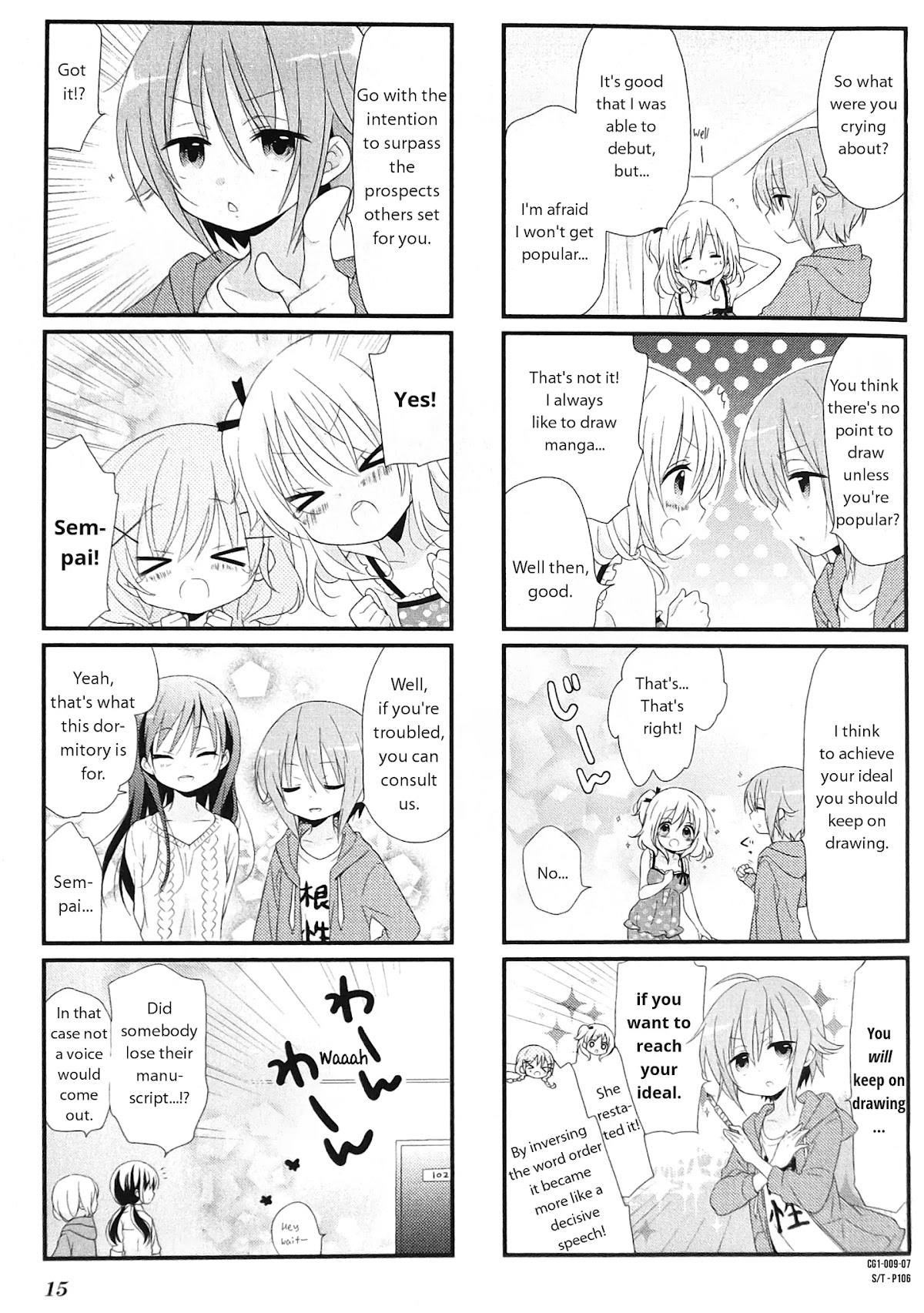 Comic Girls Chapter 1.1 page 7 - Vol.1 Chapter 1
