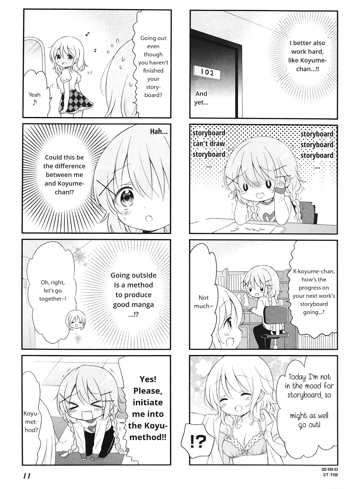 Comic Girls Chapter 2.1 page 3 - Vol.2 Chapter 1