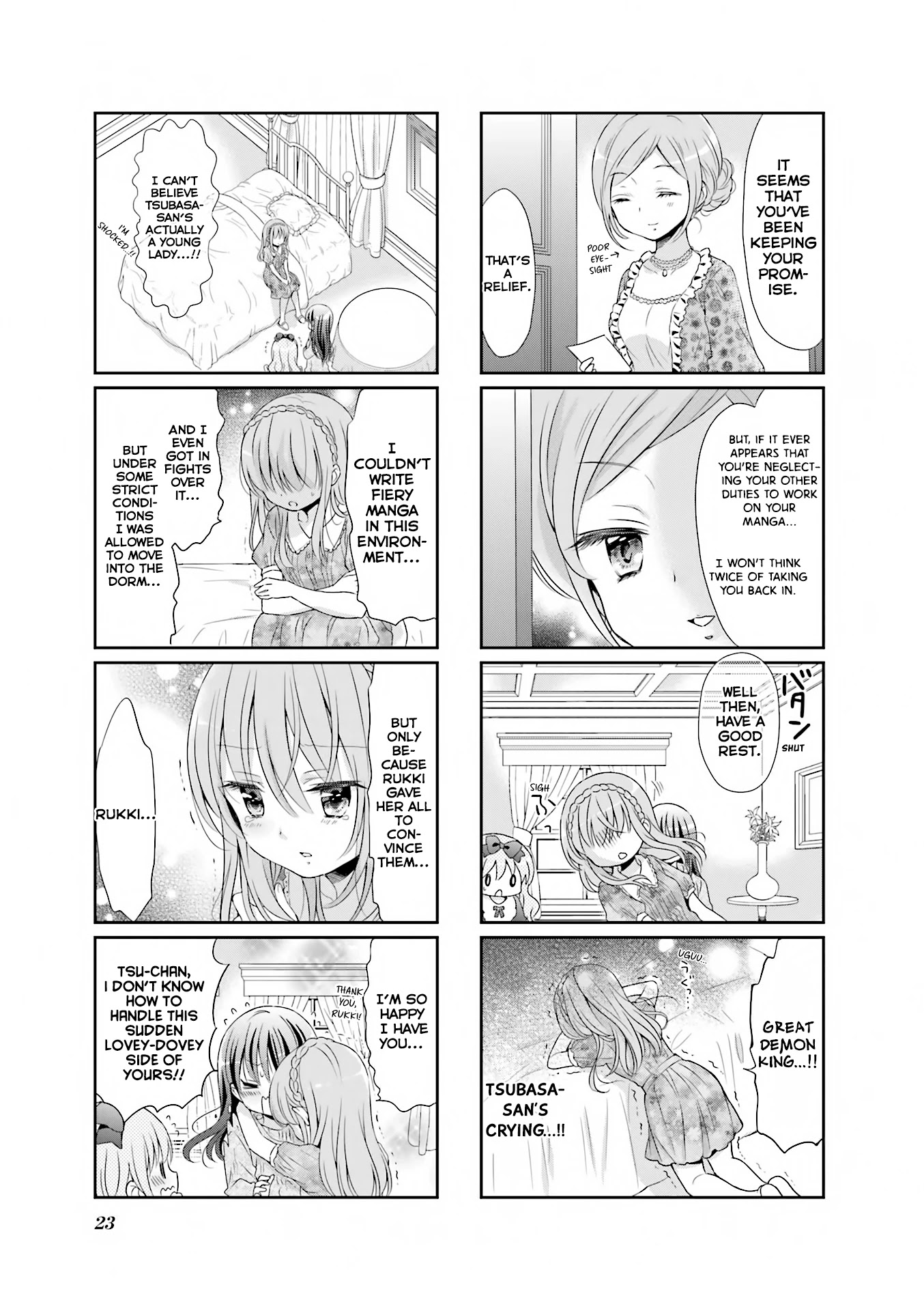 Comic Girls Chapter 3.2 page 8 - Vol.3 Chapter 2
