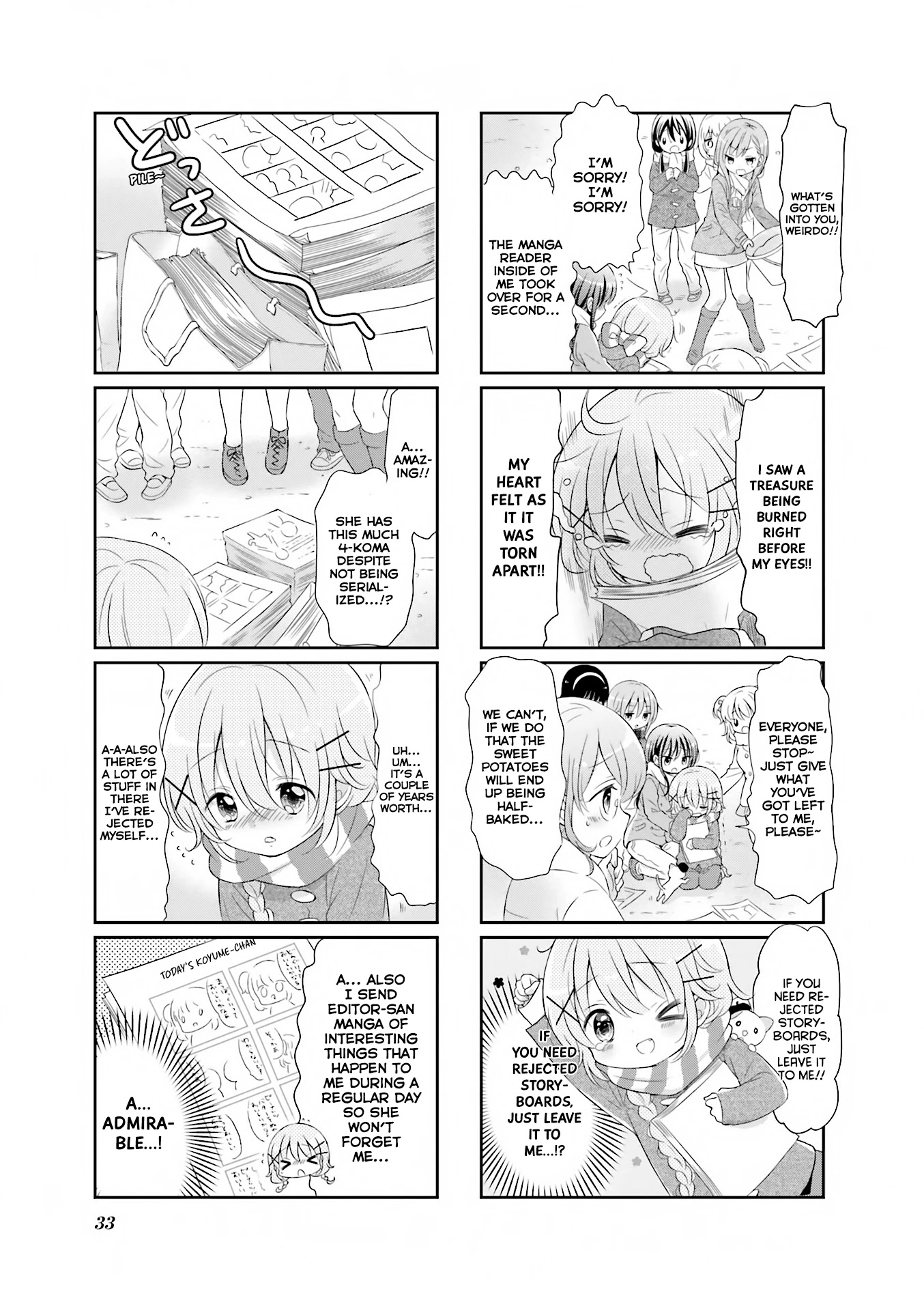Comic Girls Chapter 3.3 page 8 - Vol.3 Chapter 3