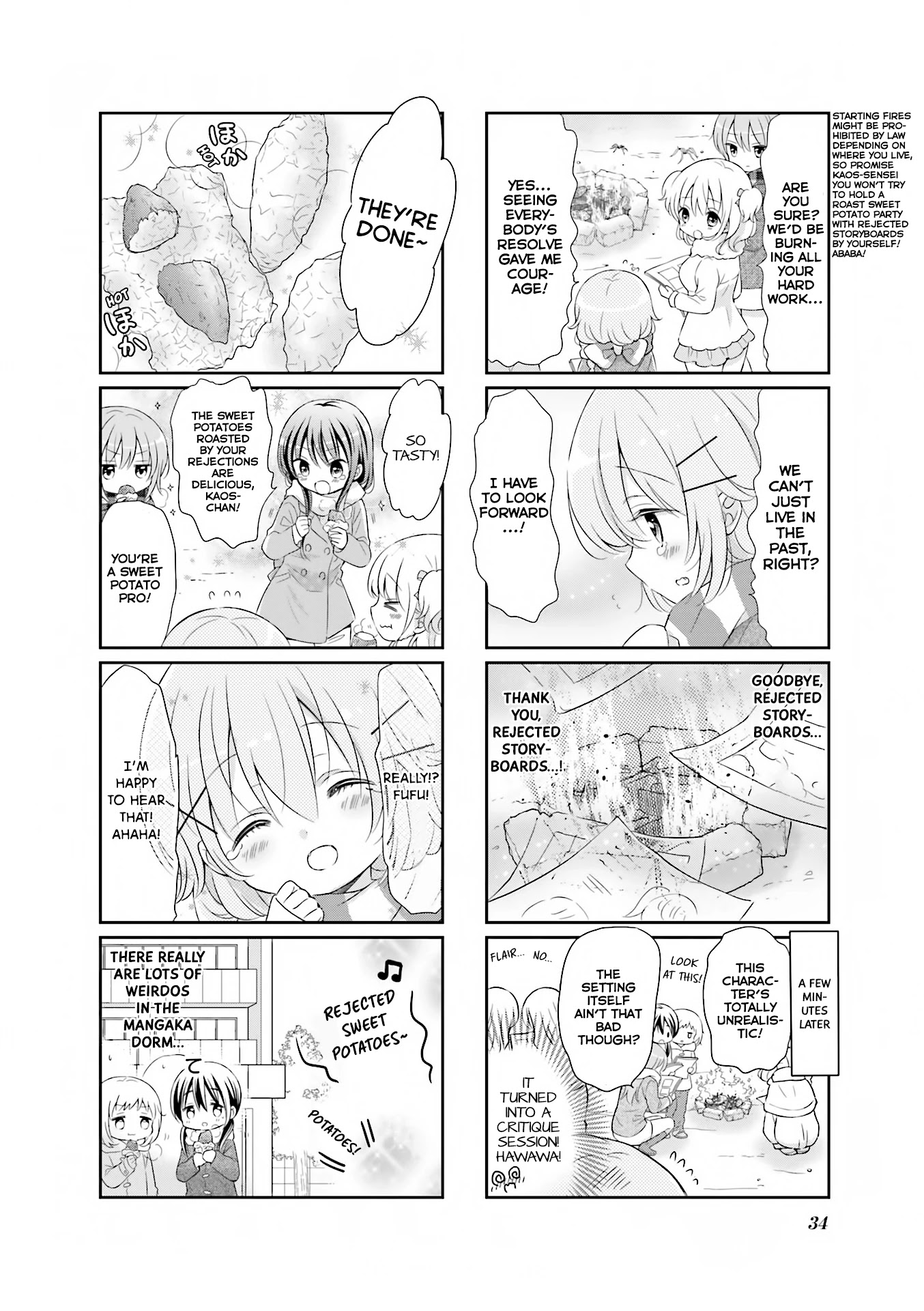 Comic Girls Chapter 3.3 page 9 - Vol.3 Chapter 3