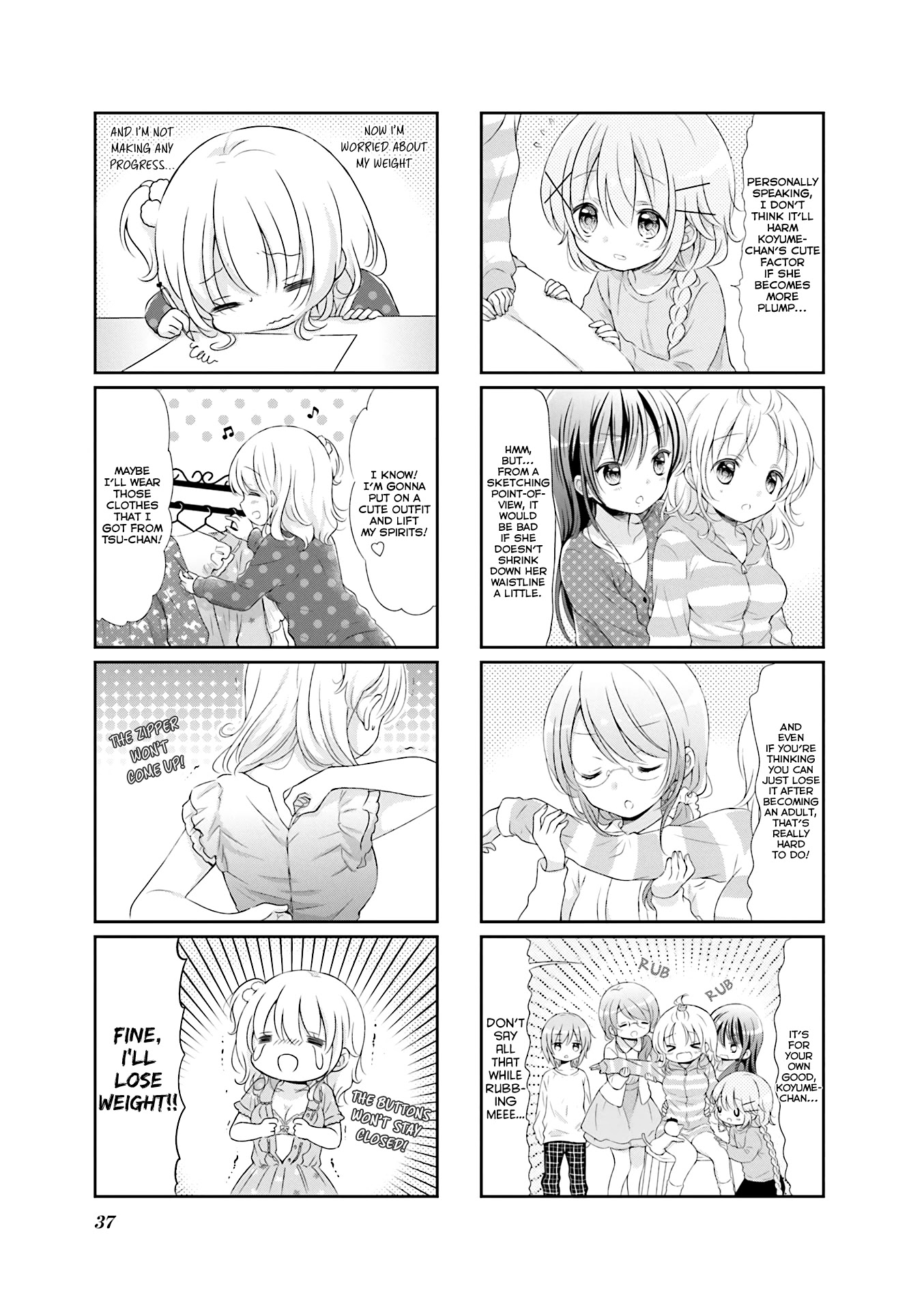 Comic Girls Chapter 3.4 page 4 - Vol.3 Chapter 4
