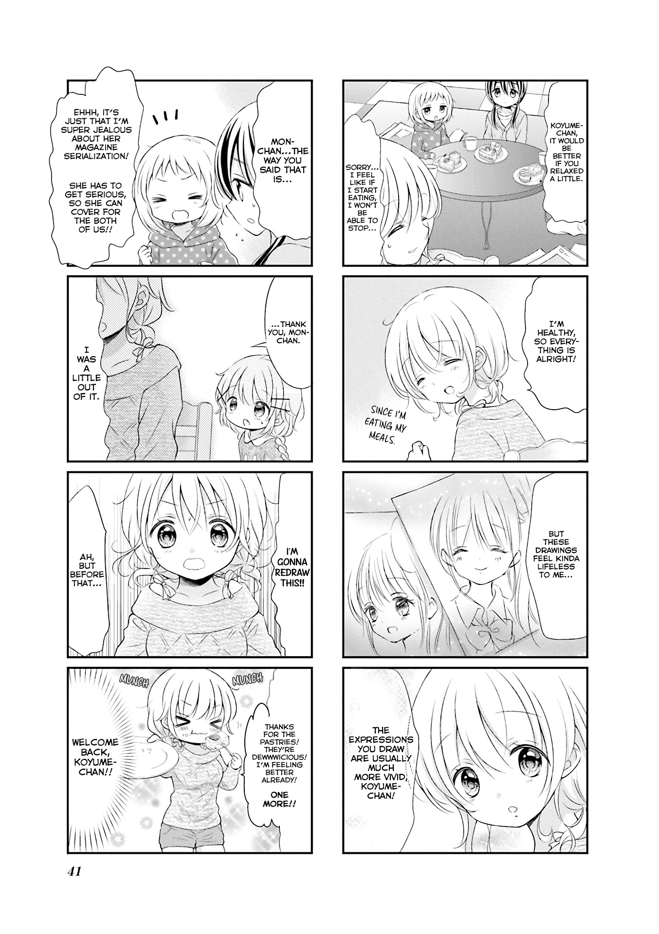 Comic Girls Chapter 3.4 page 8 - Vol.3 Chapter 4