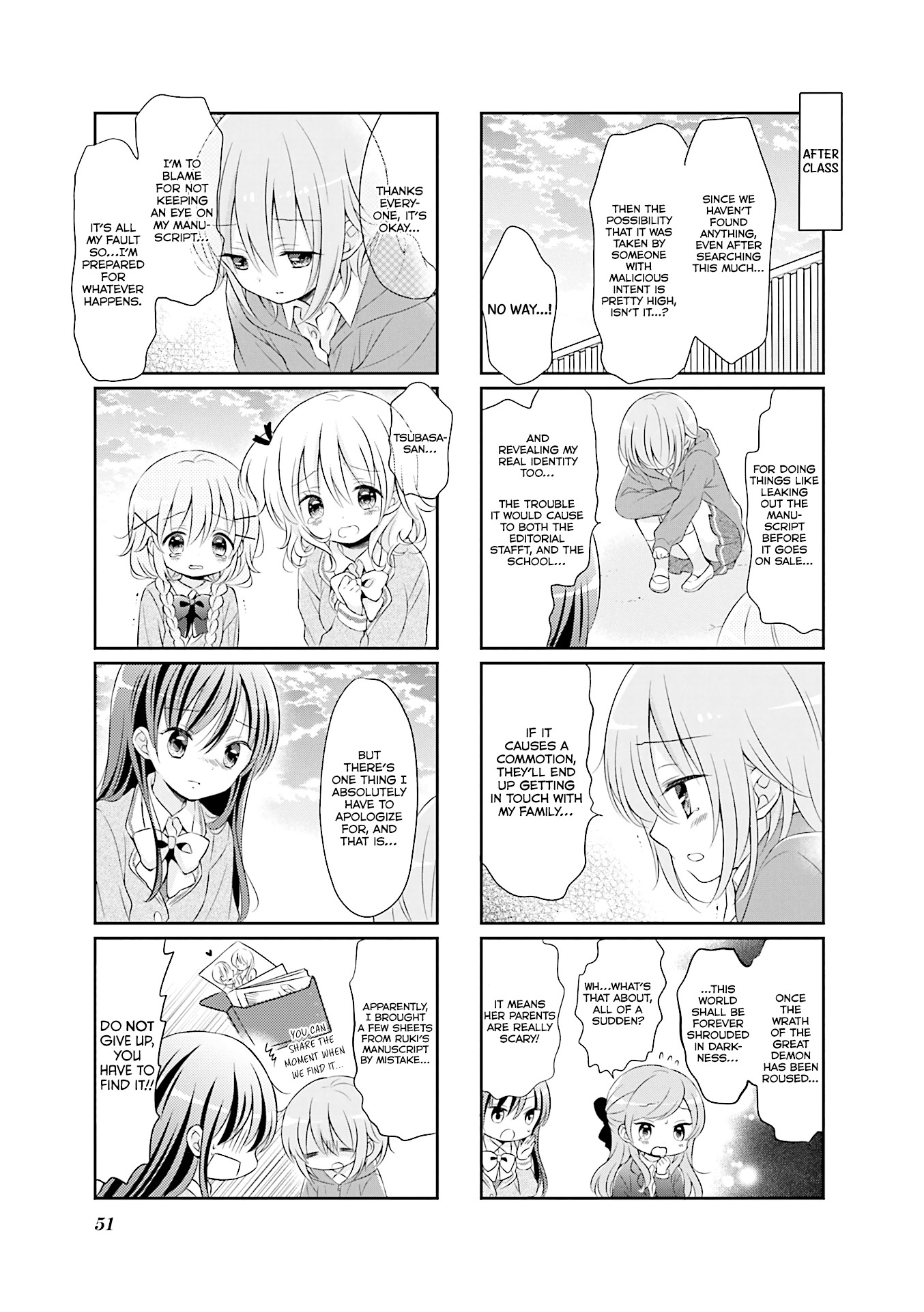 Comic Girls Chapter 3.5 page 8 - Vol.3 Chapter 5
