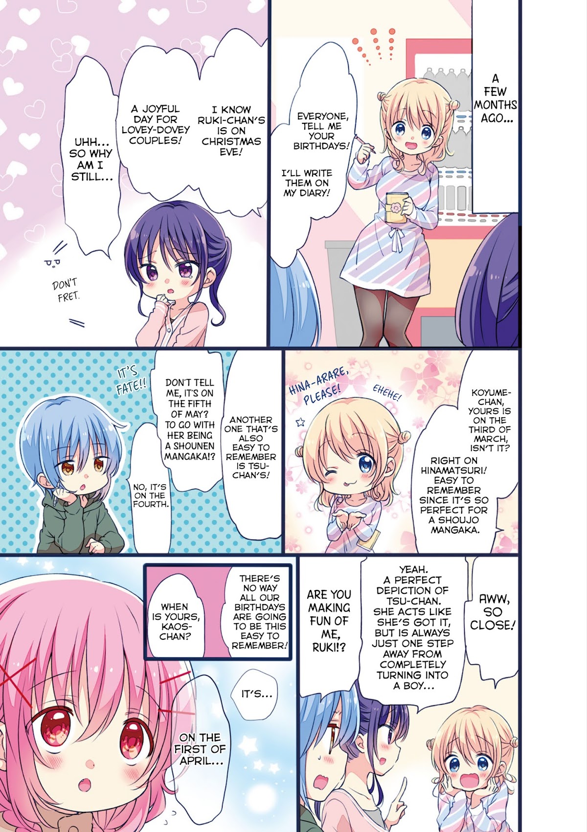 Comic Girls Chapter 4.0 page 6 - Vol.4 Chapter 0