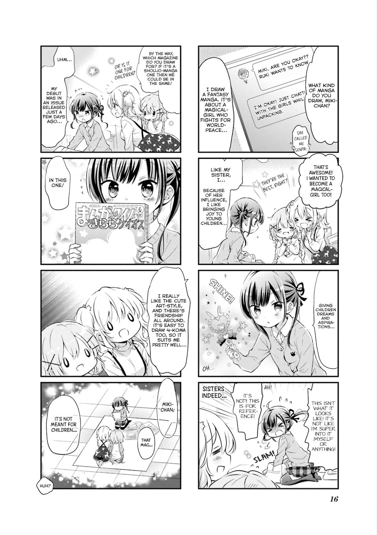 Comic Girls Chapter 4.1 page 8 - Vol.4 Chapter 1
