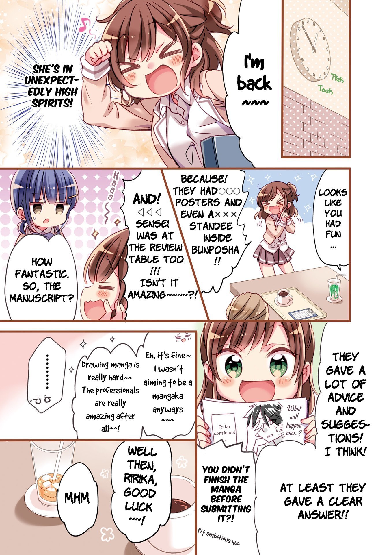 Comic Girls Chapter 5.52-5 page 6 - Vol.5 Chapter 52.5