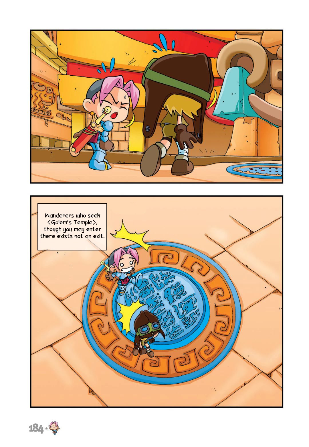 Comic Maplestory Offline RPG Chapter 10 page 24 - Chapter 10: Golem Temple