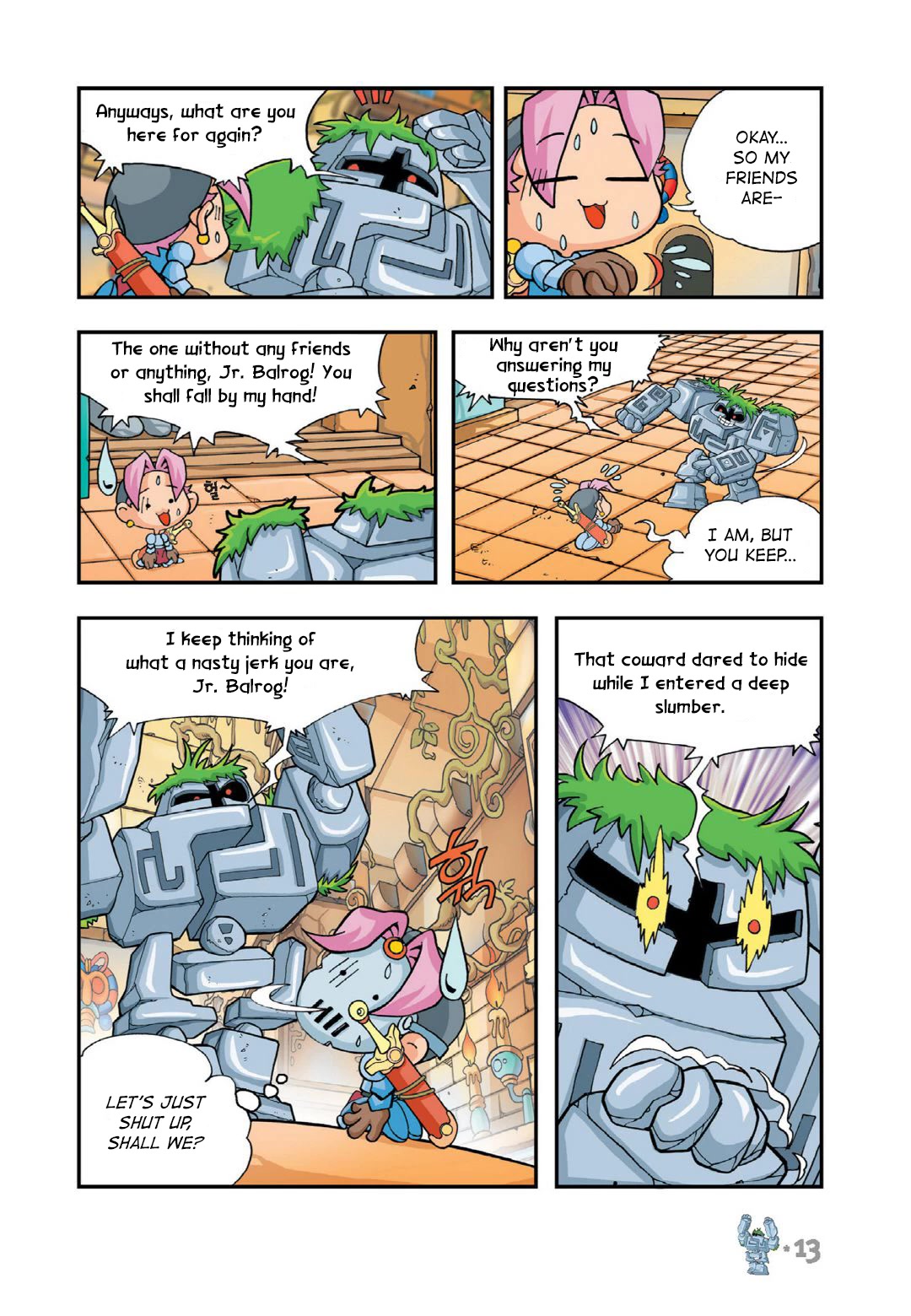 Comic Maplestory Offline RPG Chapter 11 page 11 - Chapter 11: Yer Wan' Meh to Become a Slave?