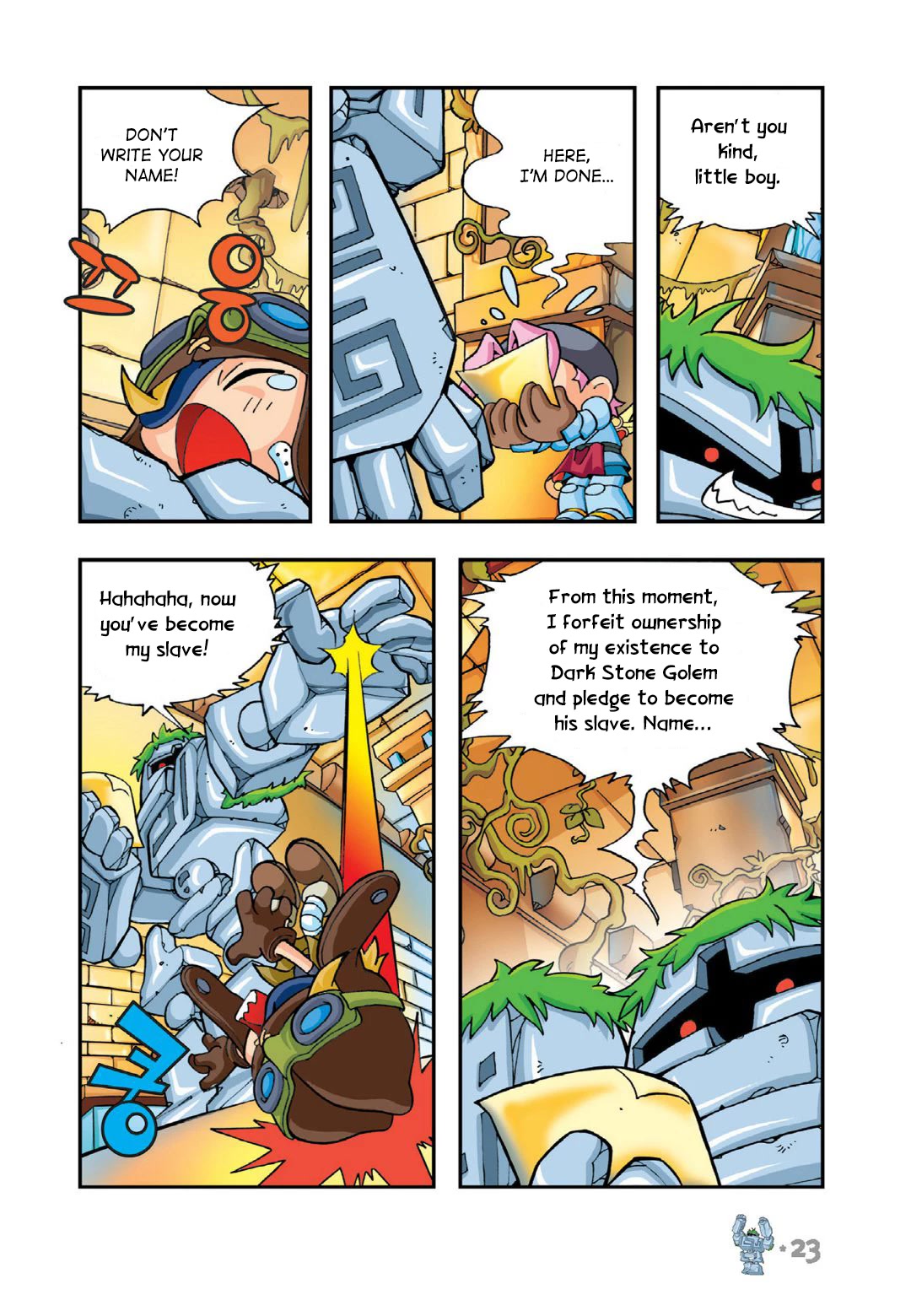 Comic Maplestory Offline RPG Chapter 11 page 21 - Chapter 11: Yer Wan' Meh to Become a Slave?