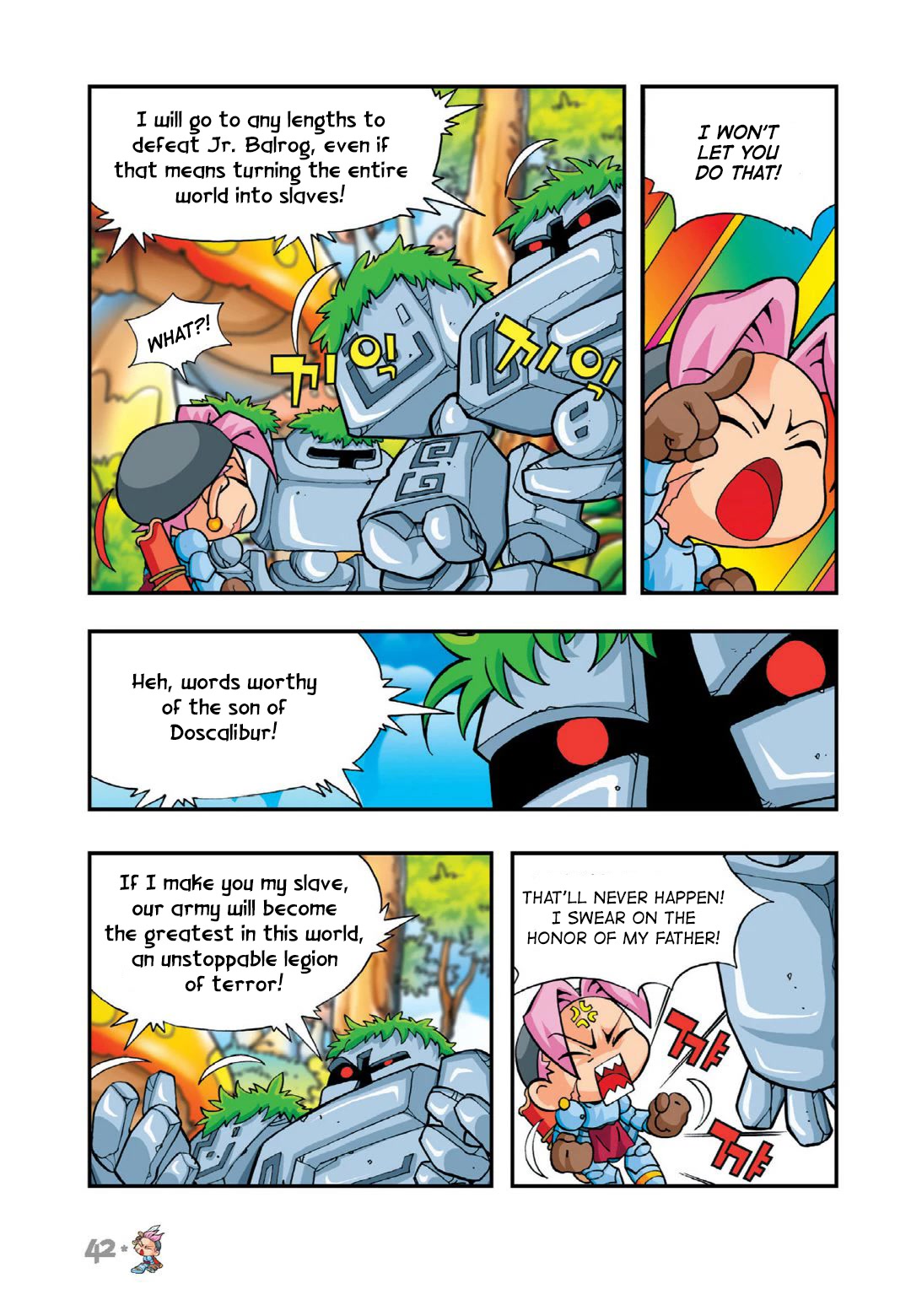 Comic Maplestory Offline RPG Chapter 11 page 40 - Chapter 11: Yer Wan' Meh to Become a Slave?