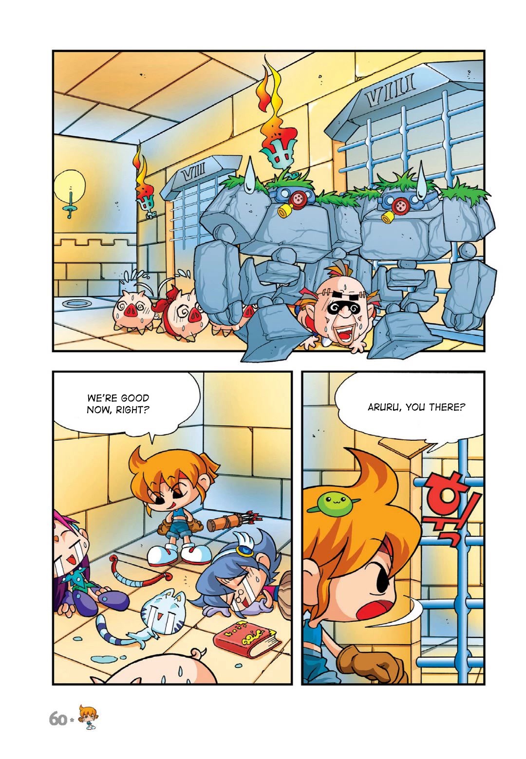 Comic Maplestory Offline RPG Chapter 12 page 14 - Chapter 12: Escape from Golem Temple!