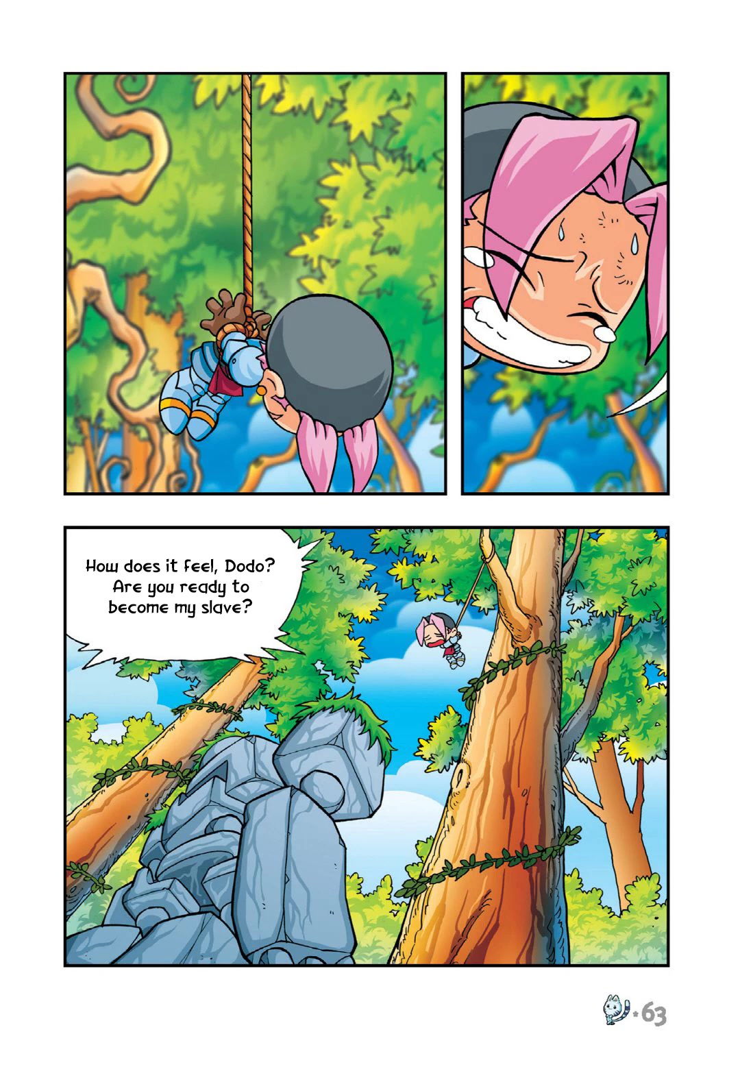 Comic Maplestory Offline RPG Chapter 12 page 17 - Chapter 12: Escape from Golem Temple!