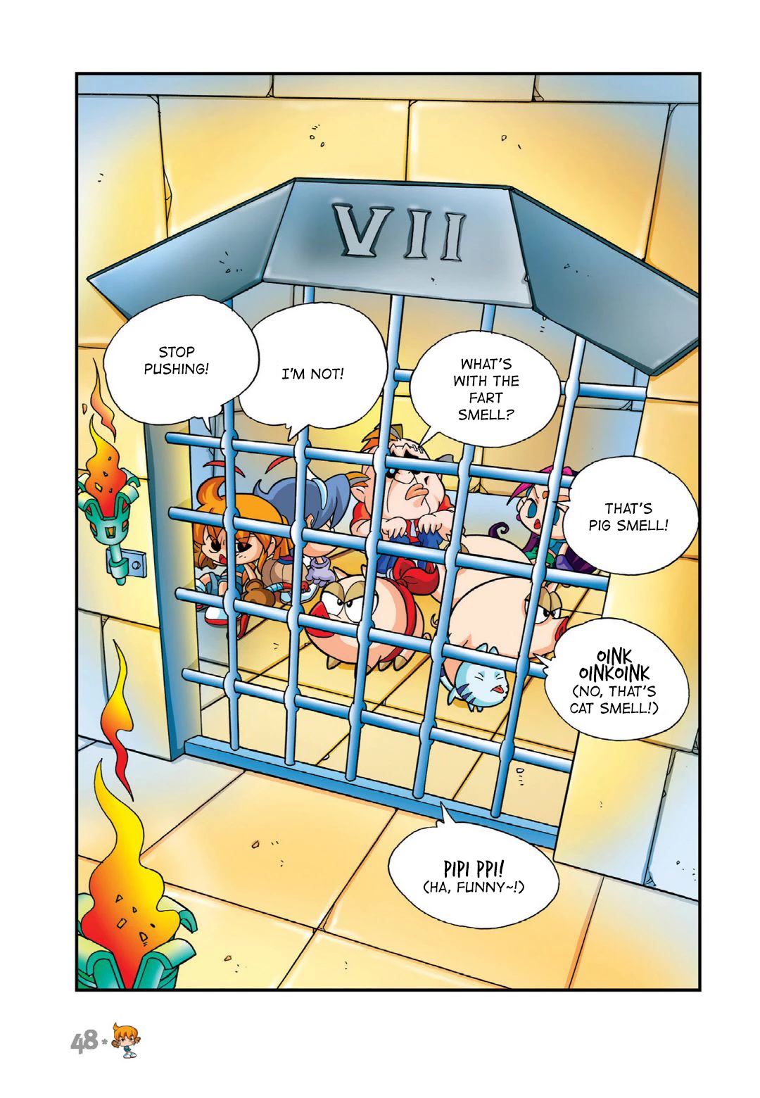 Comic Maplestory Offline RPG Chapter 12 page 2 - Chapter 12: Escape from Golem Temple!