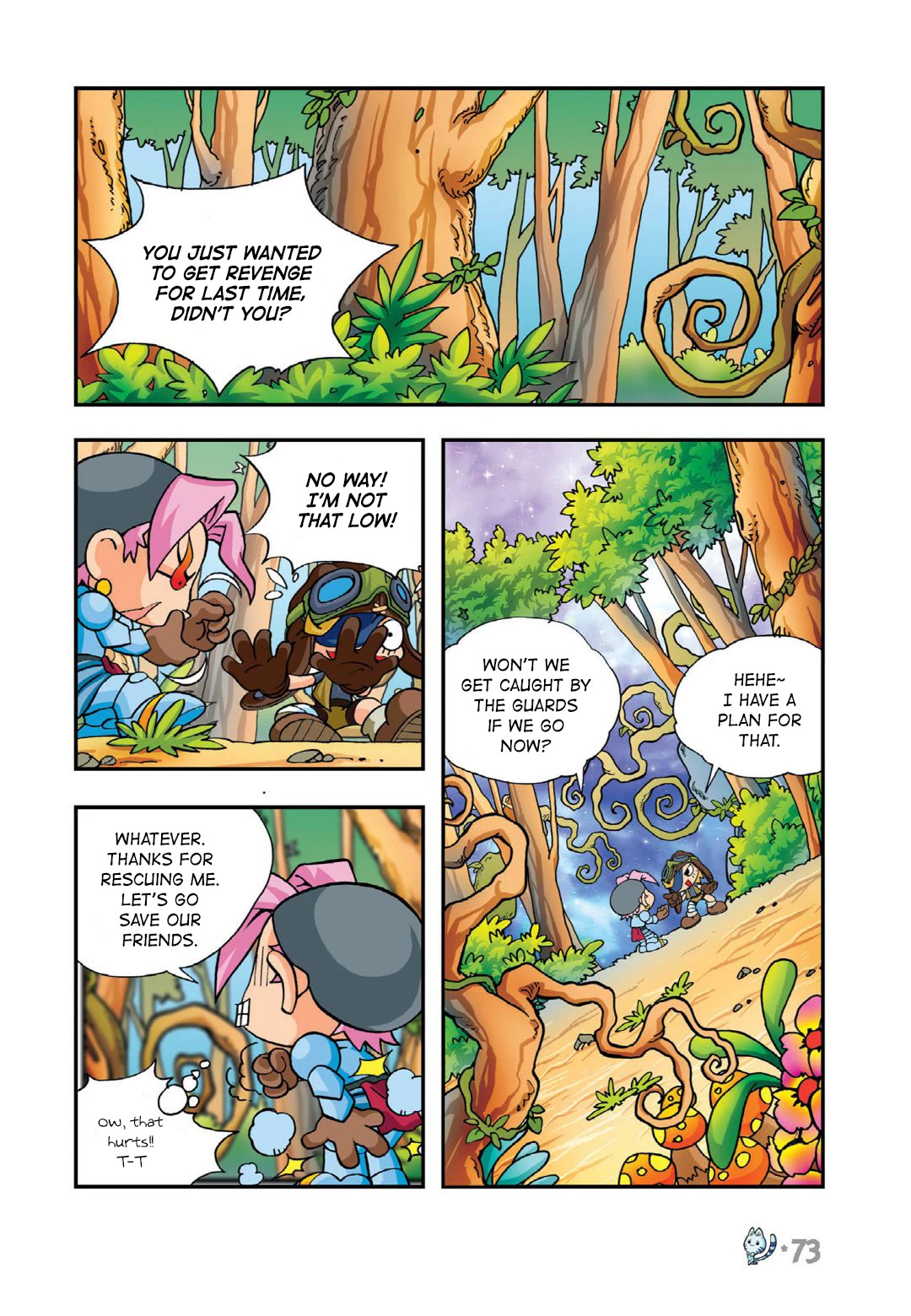 Comic Maplestory Offline RPG Chapter 12 page 27 - Chapter 12: Escape from Golem Temple!