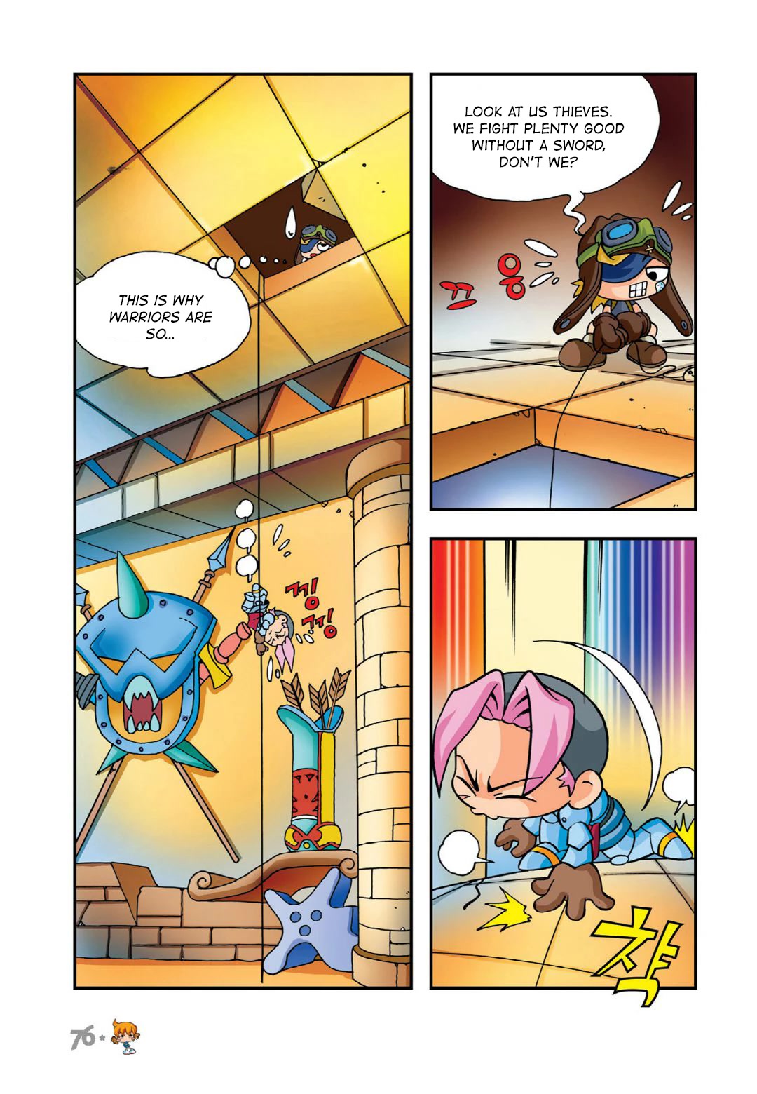 Comic Maplestory Offline RPG Chapter 12 page 30 - Chapter 12: Escape from Golem Temple!