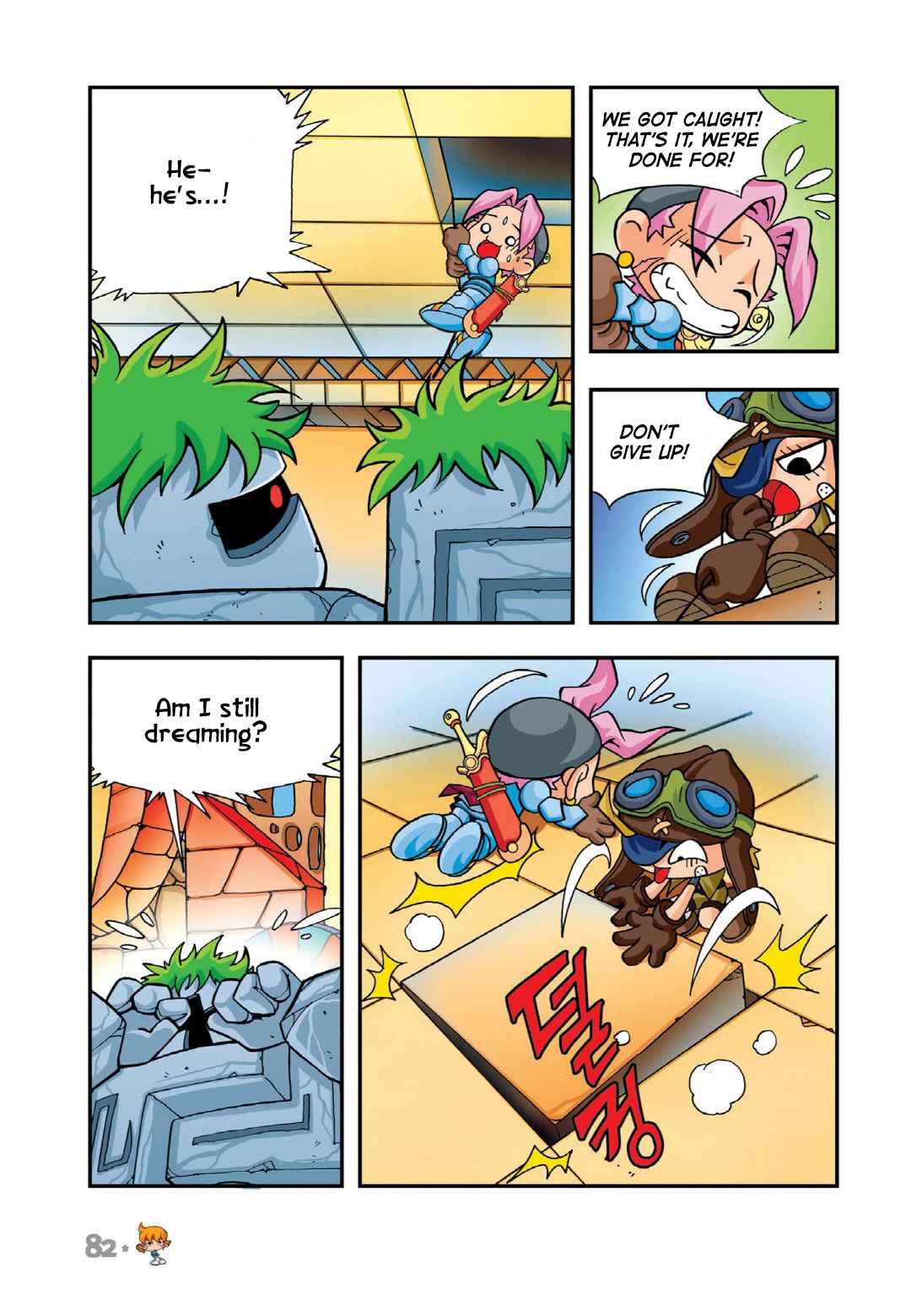 Comic Maplestory Offline RPG Chapter 12 page 36 - Chapter 12: Escape from Golem Temple!