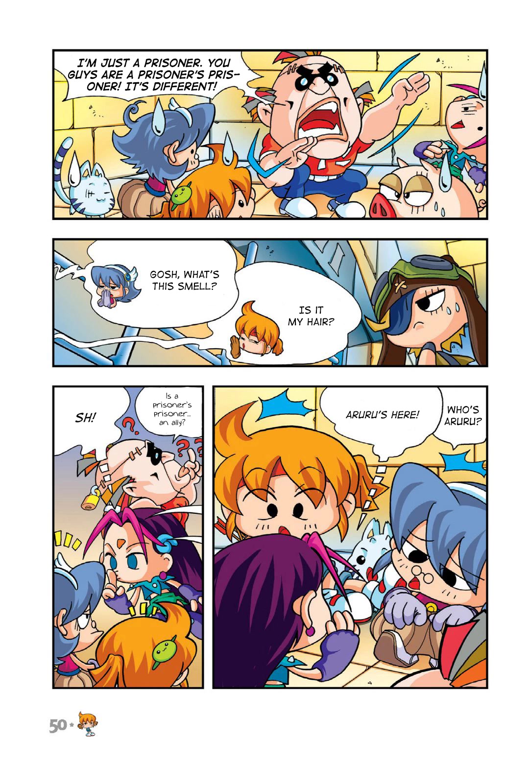 Comic Maplestory Offline RPG Chapter 12 page 4 - Chapter 12: Escape from Golem Temple!