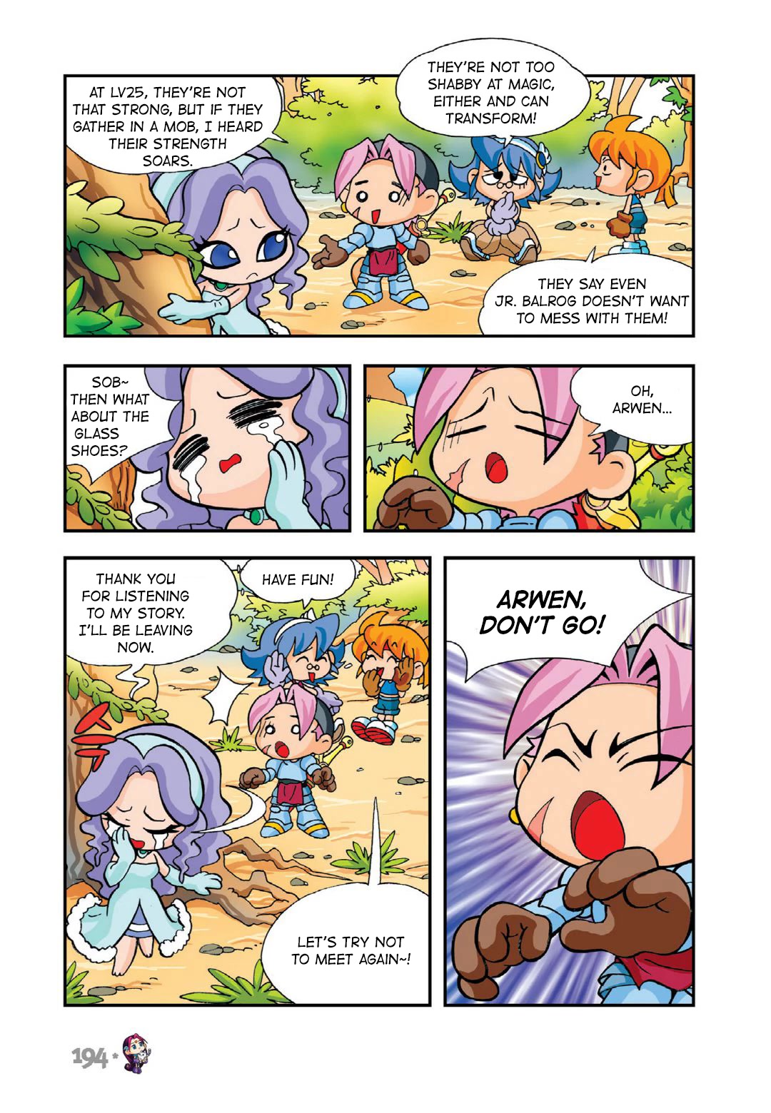 Comic Maplestory Offline RPG Chapter 14 page 35 - Chapter 14: Arwen and the Glass Shoes