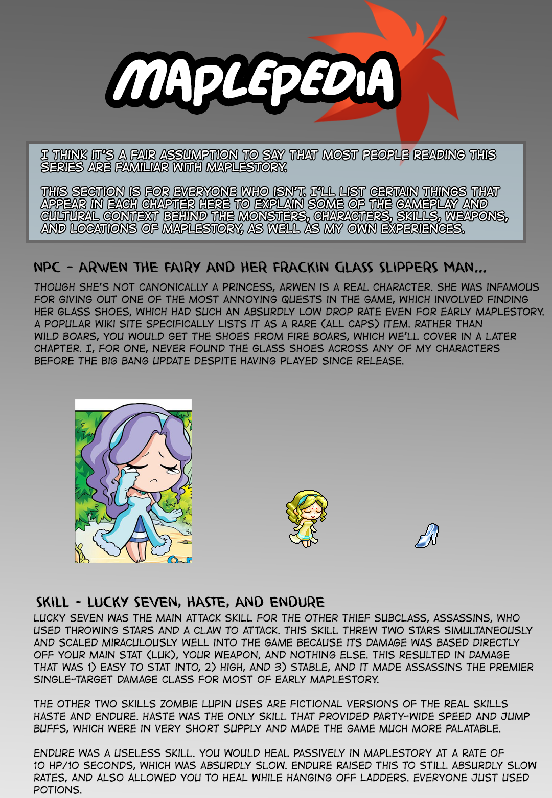 Comic Maplestory Offline RPG Chapter 14 page 38 - Chapter 14: Arwen and the Glass Shoes