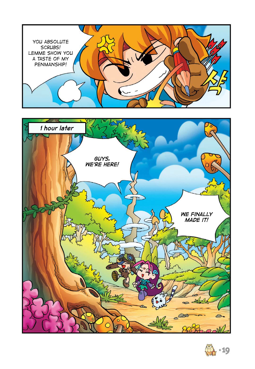 Comic Maplestory Offline RPG Chapter 15 page 18 - Chapter 15: Let's Learn Languages!