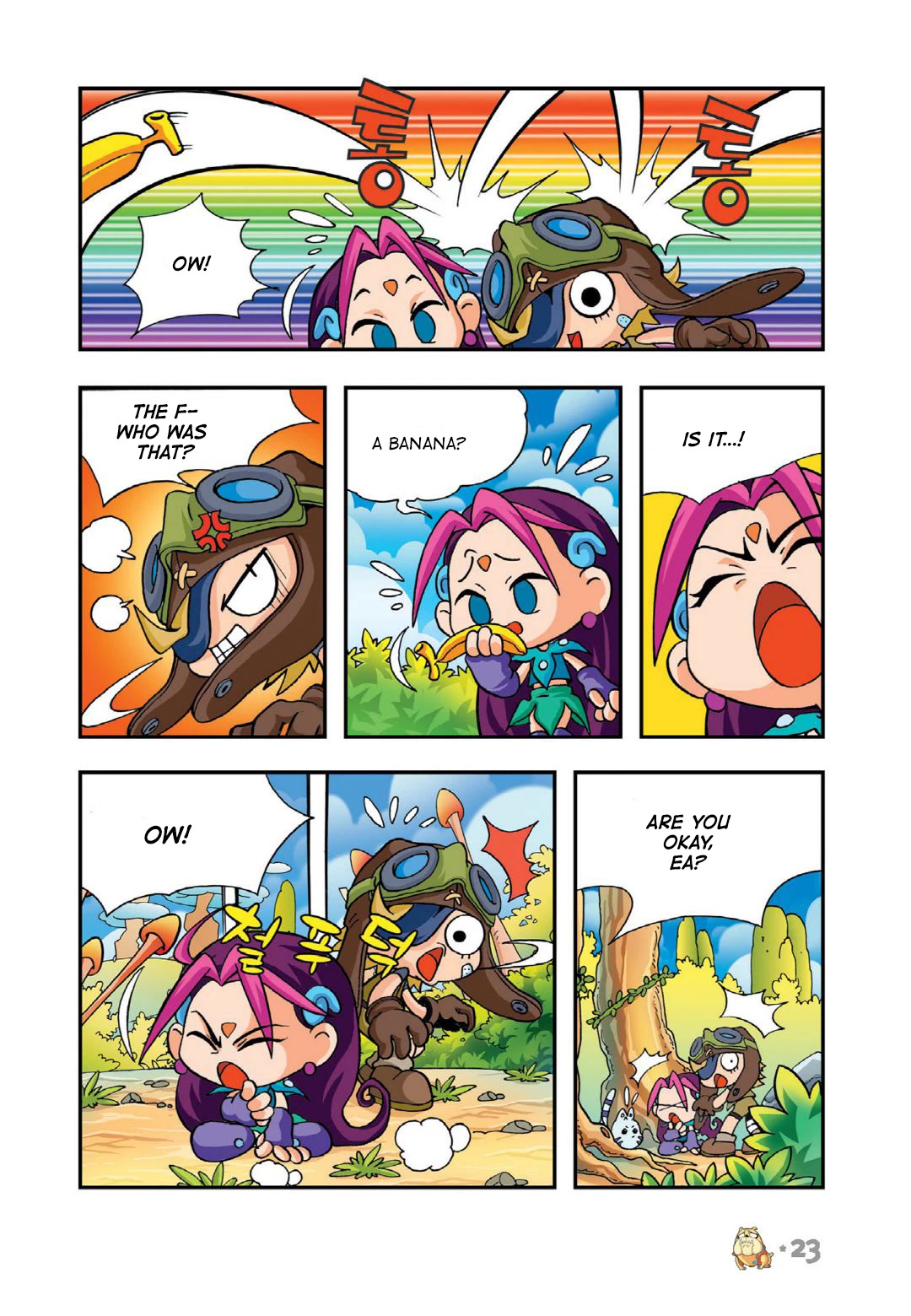 Comic Maplestory Offline RPG Chapter 15 page 22 - Chapter 15: Let's Learn Languages!