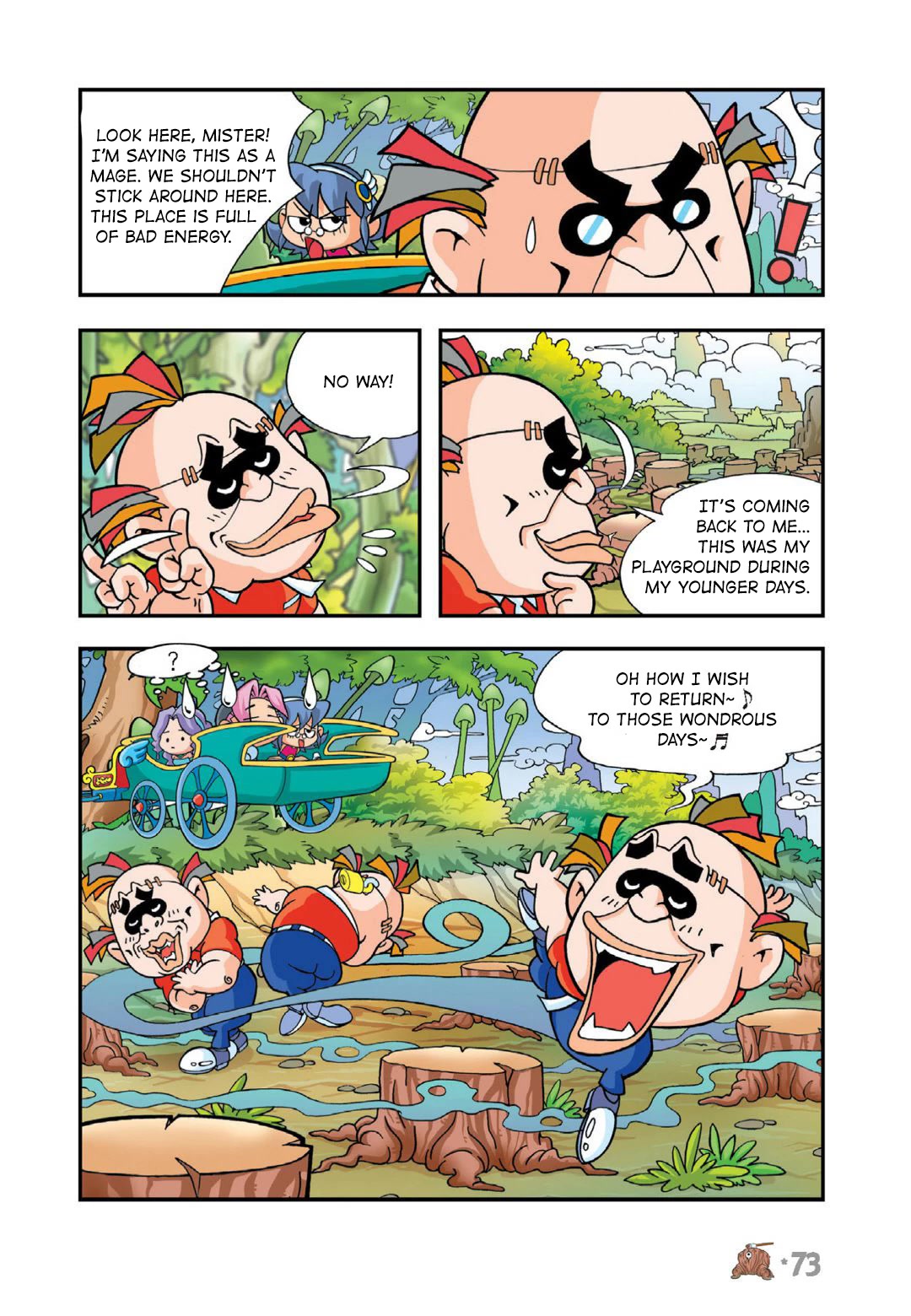 Comic Maplestory Offline RPG Chapter 16 page 27 - Chapter 16: The Curse of Dark Axe Stump