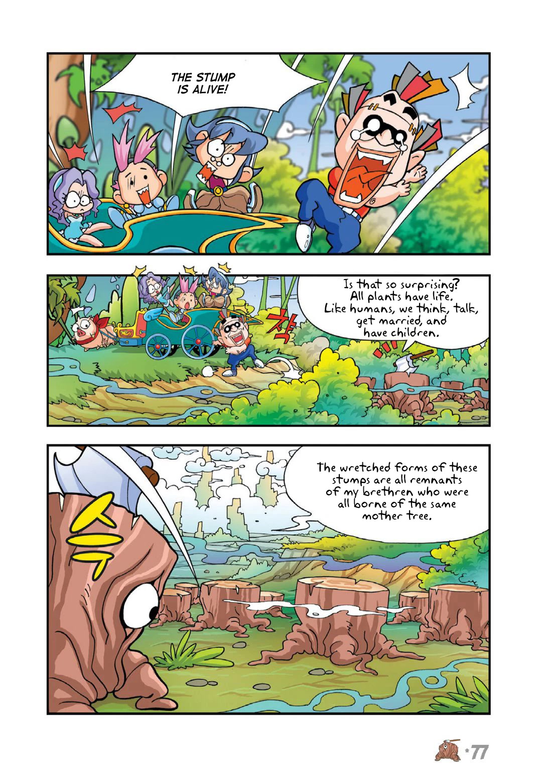 Comic Maplestory Offline RPG Chapter 16 page 31 - Chapter 16: The Curse of Dark Axe Stump