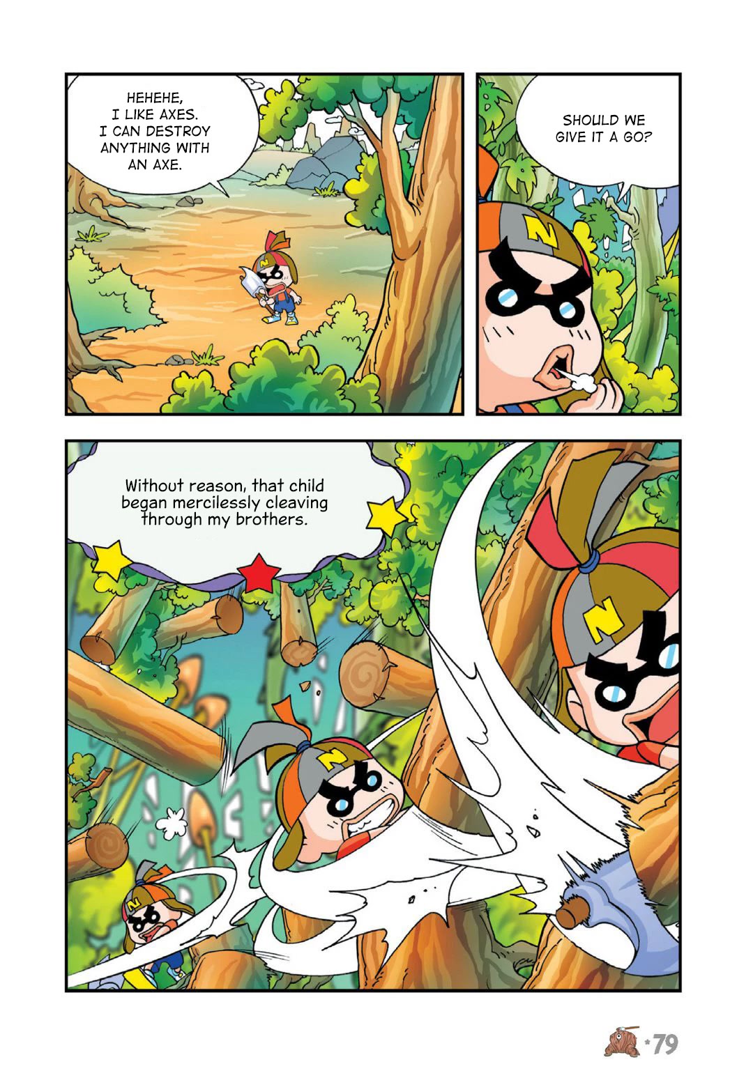 Comic Maplestory Offline RPG Chapter 16 page 33 - Chapter 16: The Curse of Dark Axe Stump