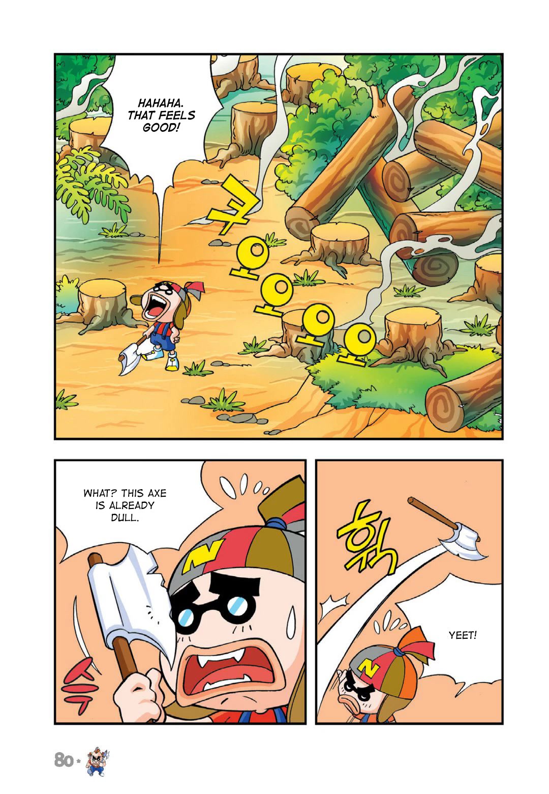 Comic Maplestory Offline RPG Chapter 16 page 34 - Chapter 16: The Curse of Dark Axe Stump