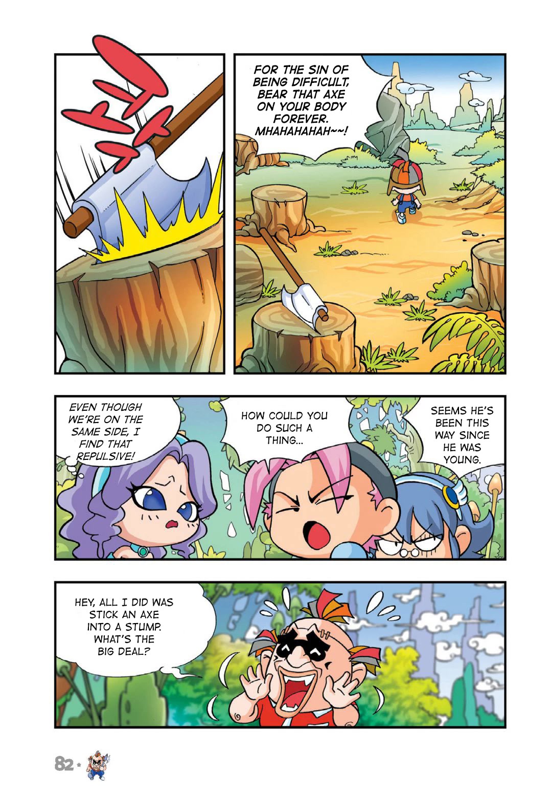 Comic Maplestory Offline RPG Chapter 16 page 36 - Chapter 16: The Curse of Dark Axe Stump