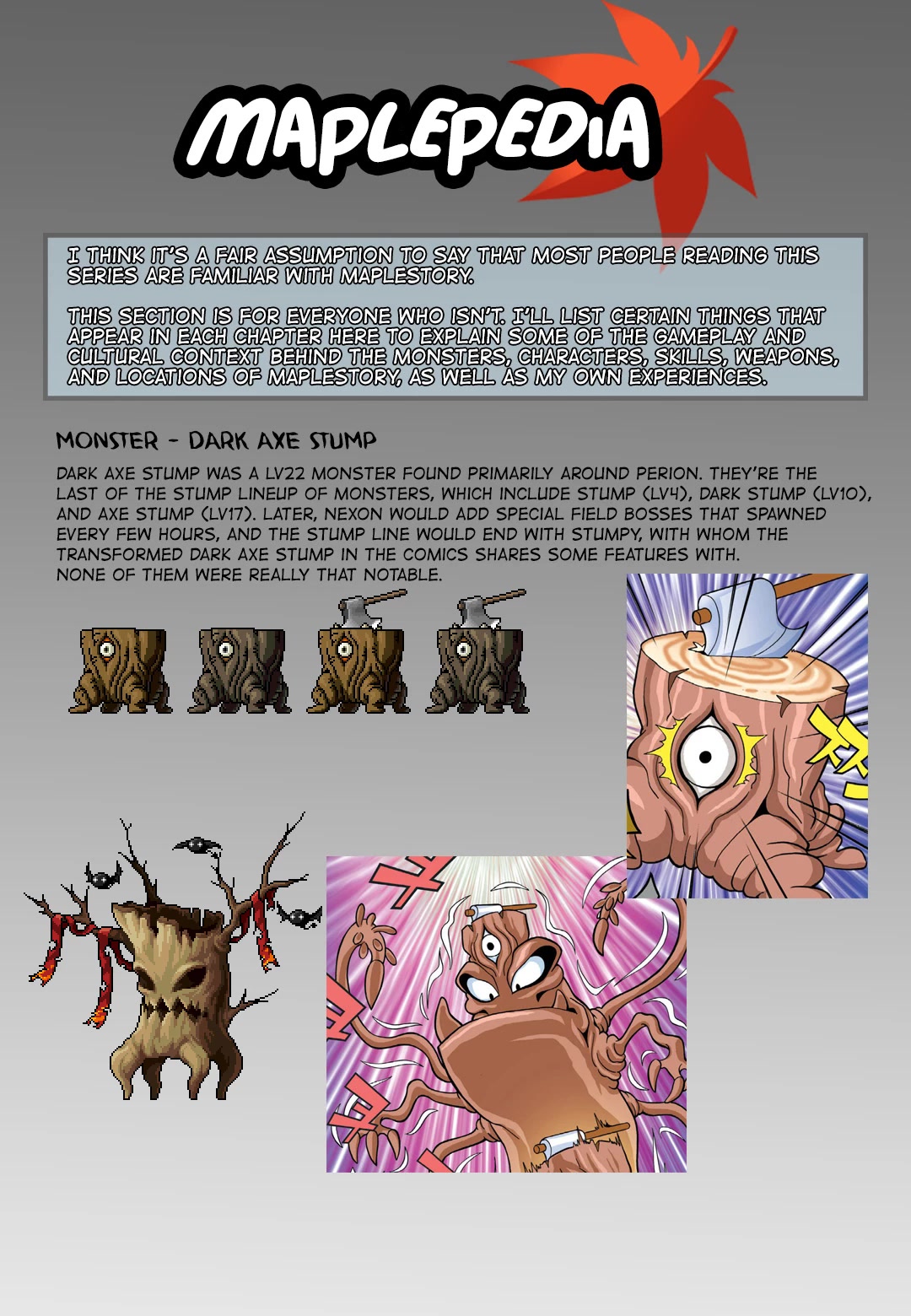 Comic Maplestory Offline RPG Chapter 16 page 39 - Chapter 16: The Curse of Dark Axe Stump