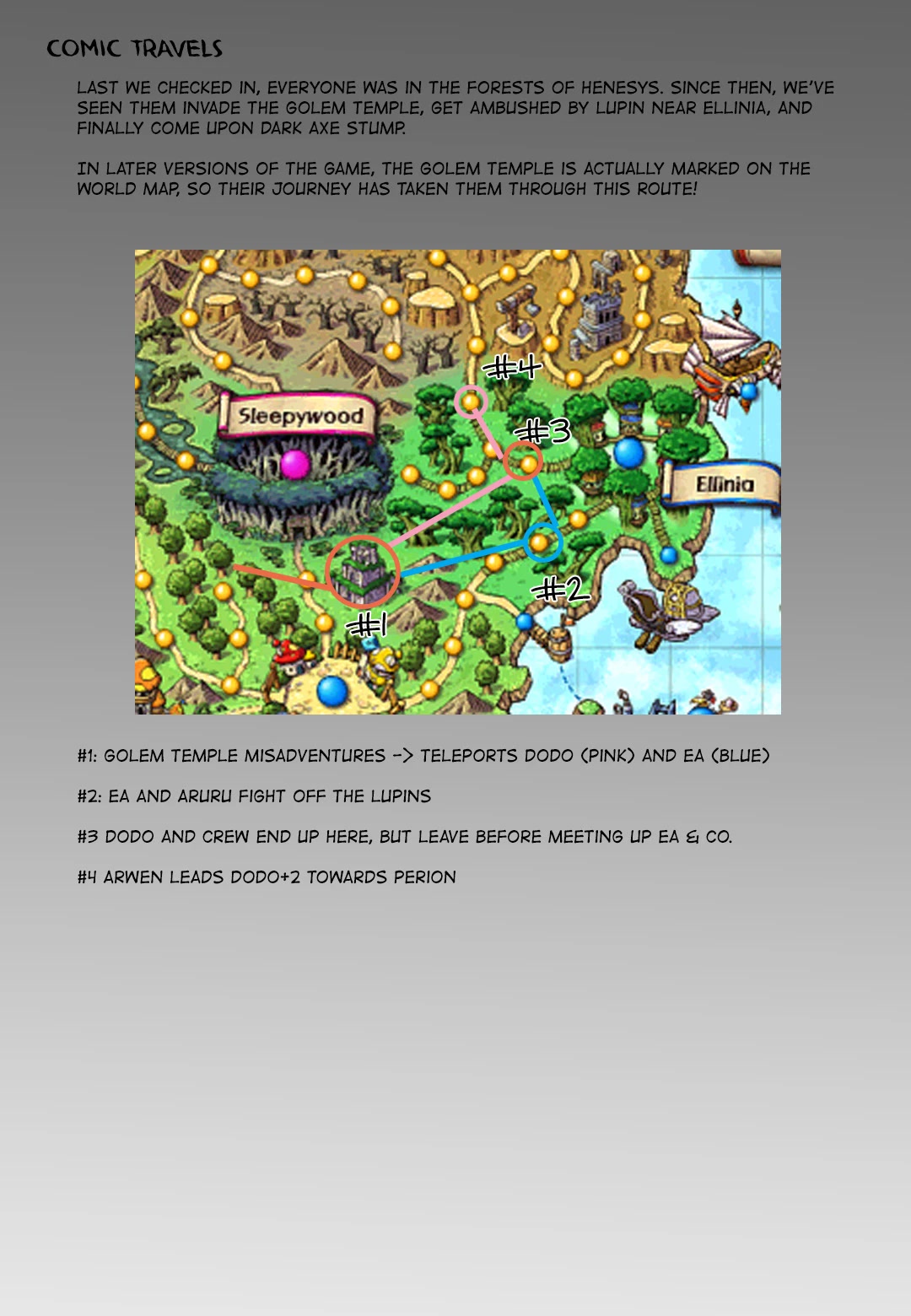 Comic Maplestory Offline RPG Chapter 16 page 40 - Chapter 16: The Curse of Dark Axe Stump