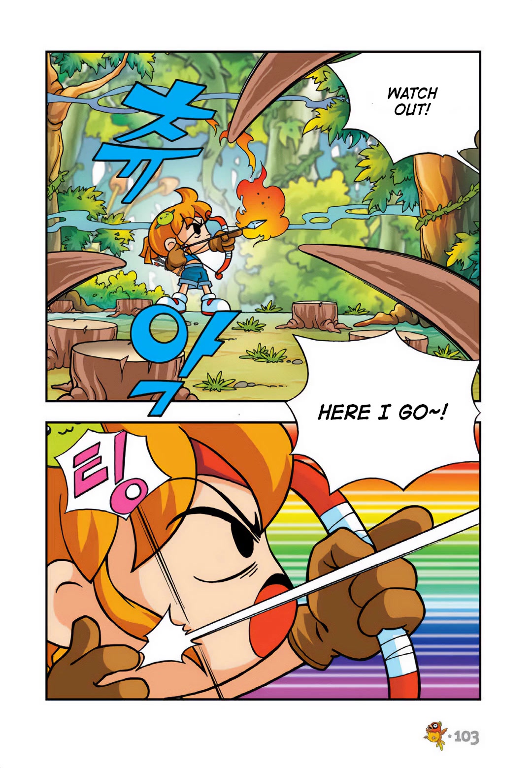 Comic Maplestory Offline RPG Chapter 17 page 19 - Chapter 17: Baoo, the Best Bowman