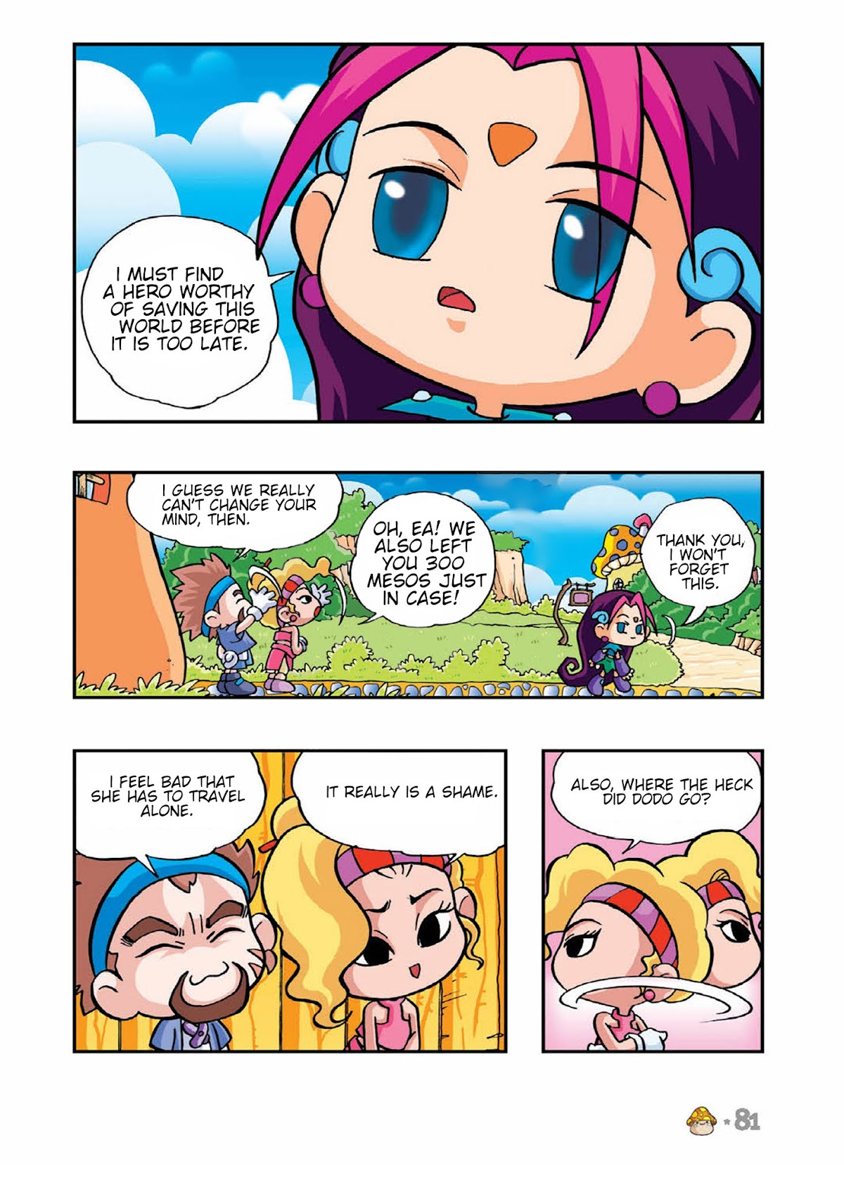 Comic Maplestory Offline RPG Chapter 3 page 3 - Chapter 3 : Please Deliver This Letter!